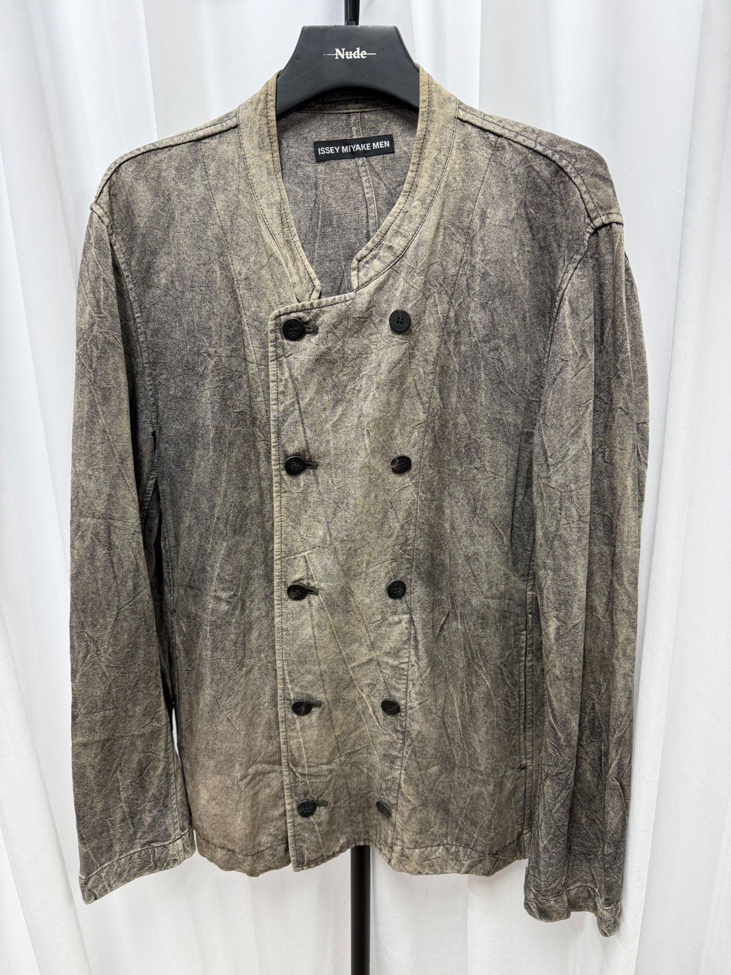 Issey Miyake Issey Miyake Pleated Distressed Jacket Size US L / EU 52-54 / 3 - 6 Thumbnail
