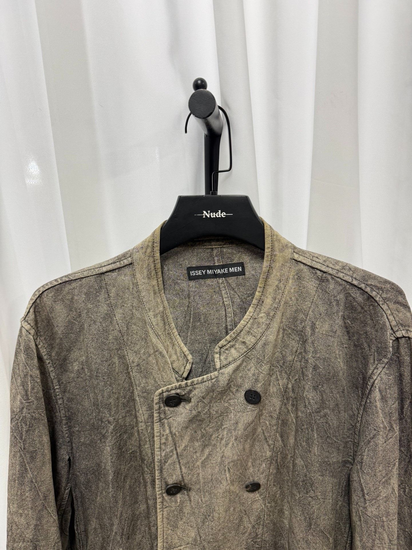 Issey Miyake Issey Miyake Pleated Distressed Jacket Size US L / EU 52-54 / 3 - 4 Thumbnail