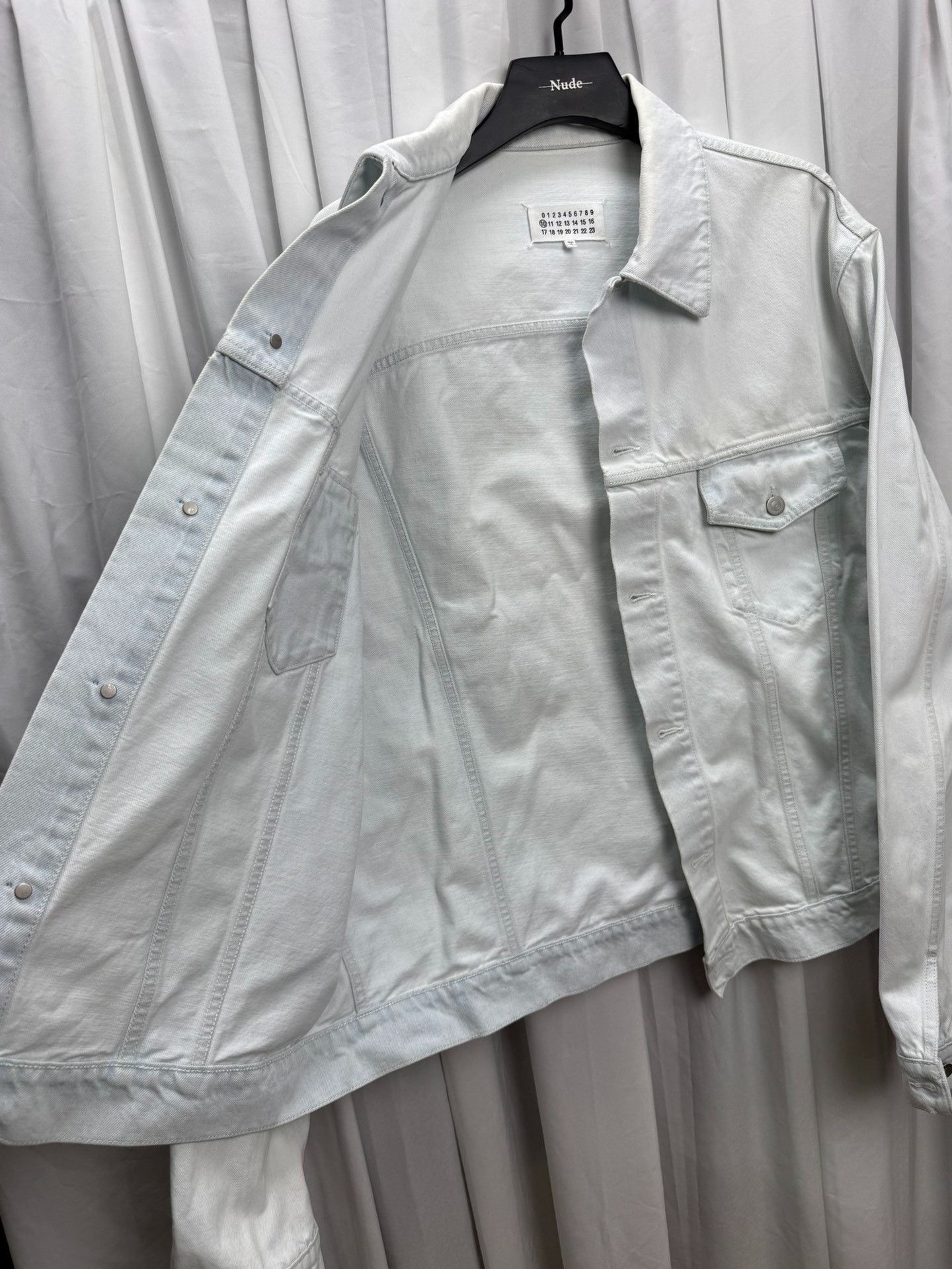 Maison Margiela MAISON MARGIELA 20SS Painted Washed Denim Jacket Size US L / EU 52-54 / 3 - 5 Thumbnail