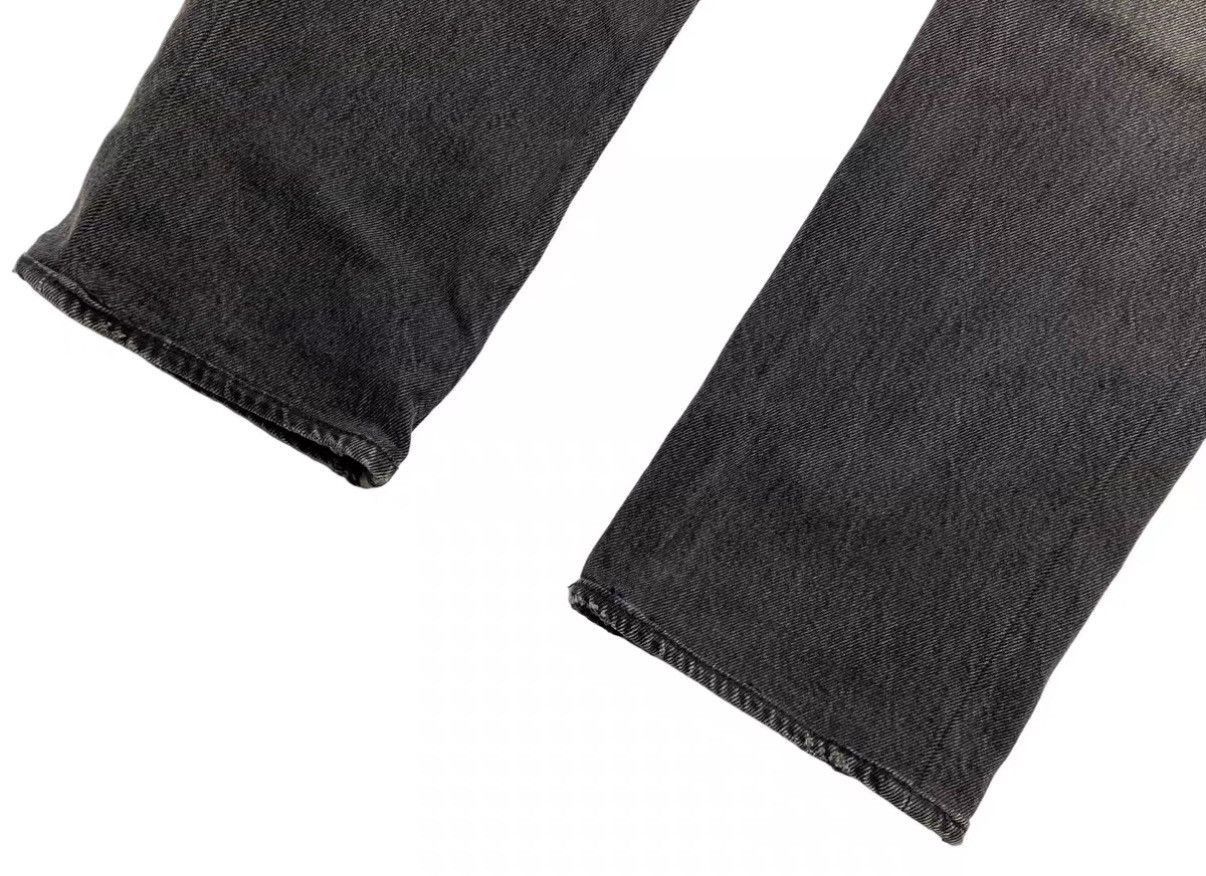 Levi's Black Denim Straight-Leg Pants Size US 34 / EU 50 - 5 Thumbnail