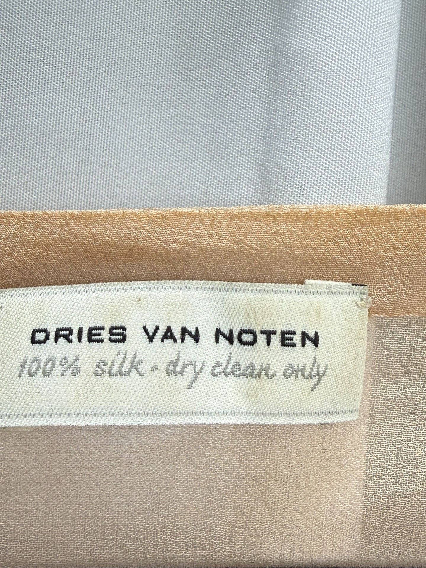Dries Van Noten Dries van Noten Embroidered Floral Silk Cape Size ONE SIZE - 5 Thumbnail