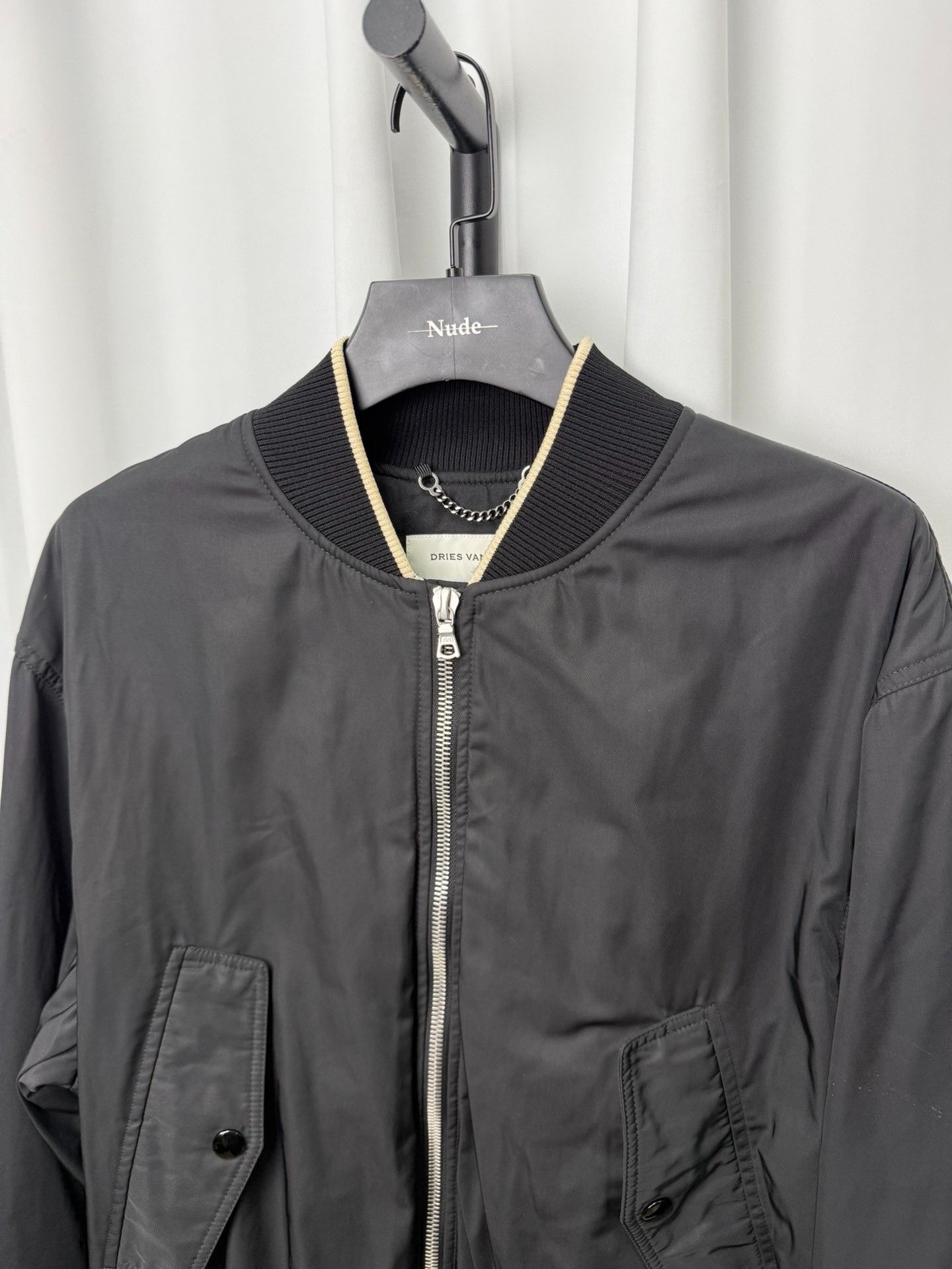 Dries Van Noten Dries Van Noten Back Zip Bomber Jacket Size US L / EU 52-54 / 3 - 4 Thumbnail