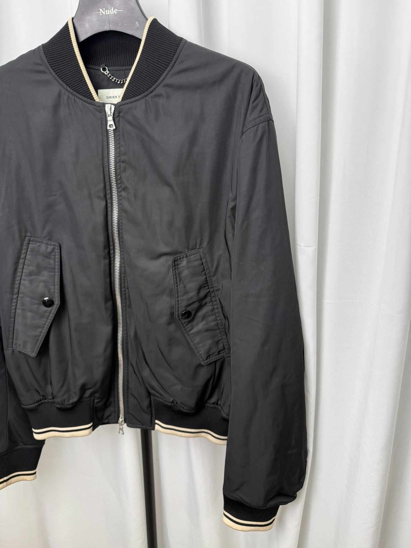 Dries Van Noten Dries Van Noten Back Zip Bomber Jacket Size US L / EU 52-54 / 3 - 3 Thumbnail