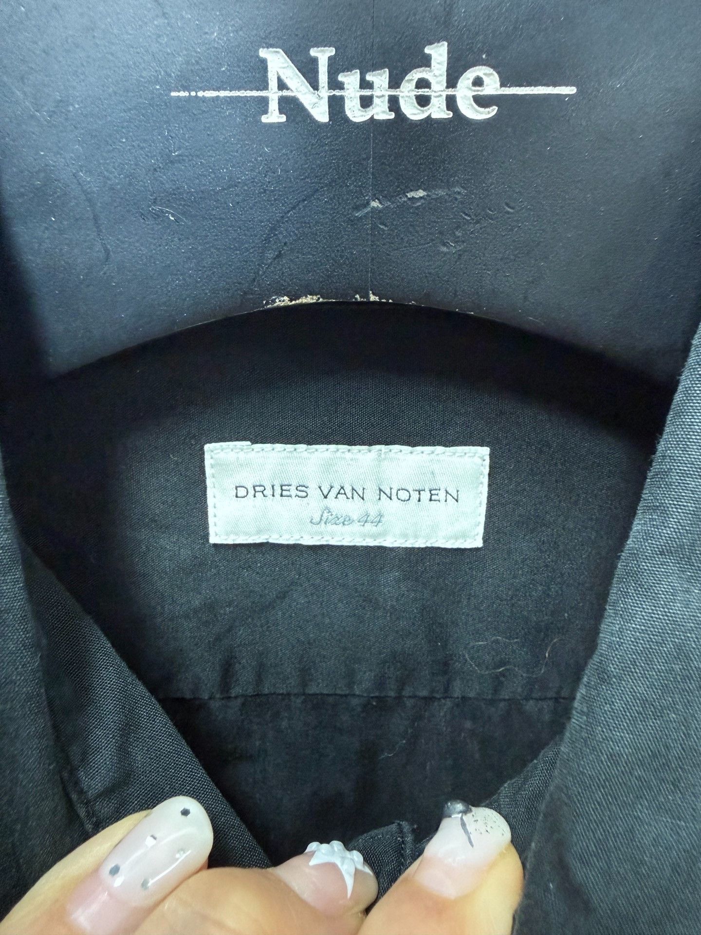Dries Van Noten Dries van Noten Black Deconstructed Wrap Shirt Size US S / EU 44-46 / 1 - 5 Thumbnail