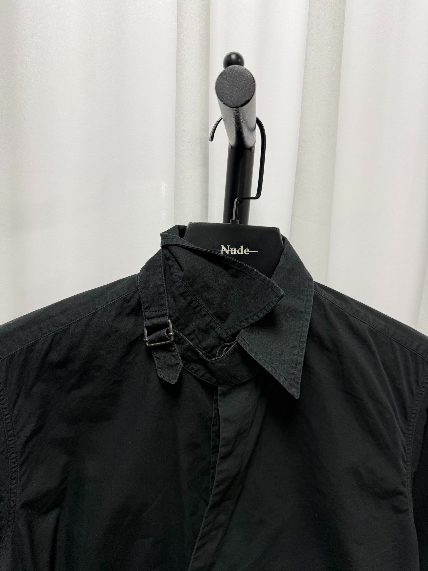 Dries Van Noten Dries van Noten Black Deconstructed Wrap Shirt Size US S / EU 44-46 / 1 - 4 Thumbnail