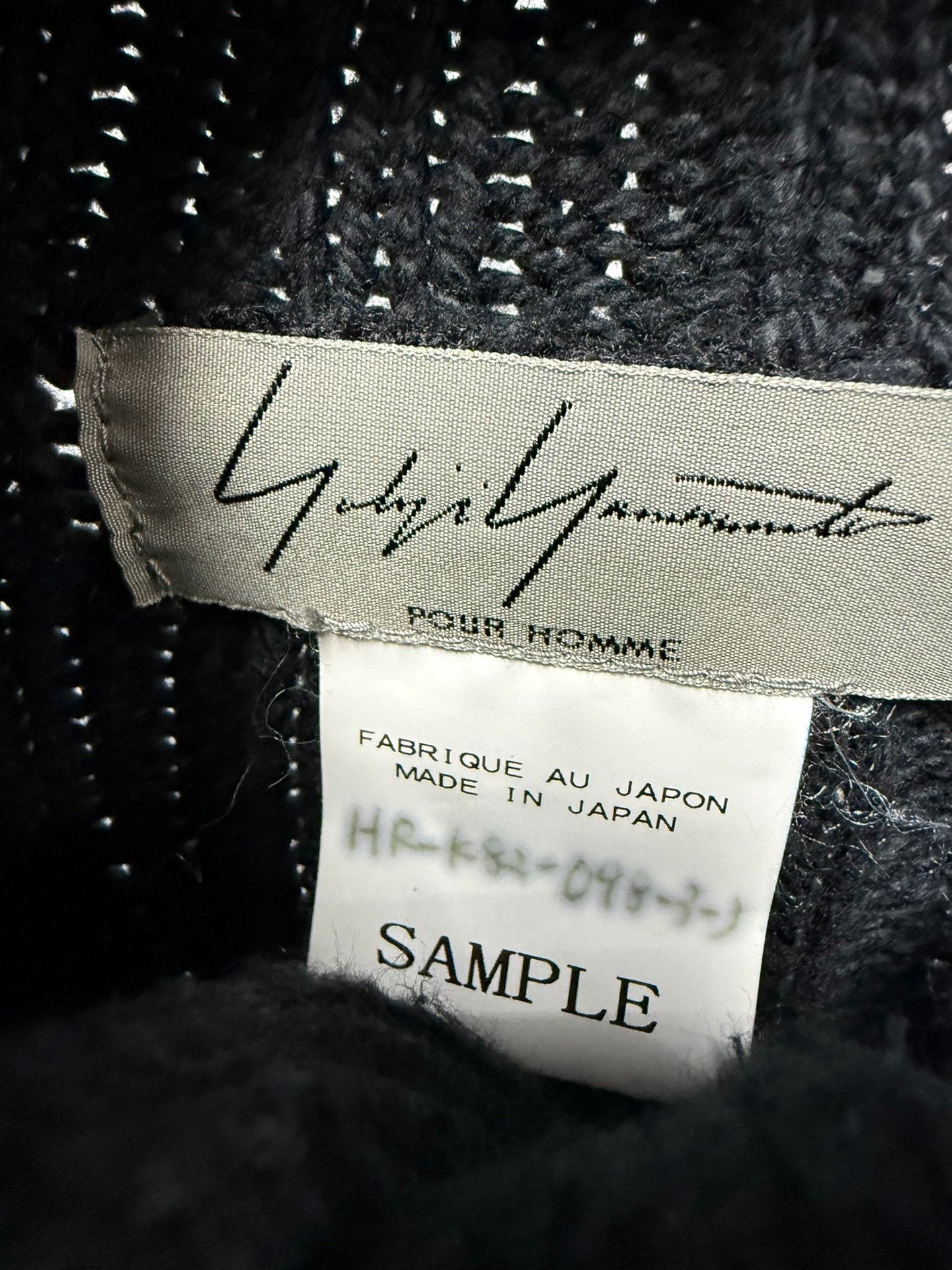 Yohji Yamamoto Yohji Yamamoto Pour Homme Patchwork Oversized Sweater Coat Sample Size US M / EU 48-50 / 2 - 5 Thumbnail