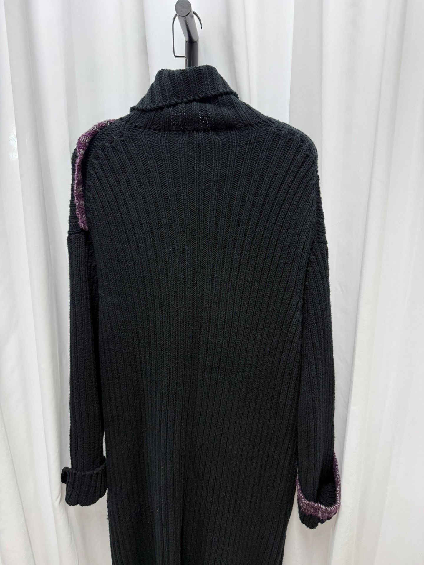 Yohji Yamamoto Yohji Yamamoto Pour Homme Patchwork Oversized Sweater Coat Sample Size US M / EU 48-50 / 2 - 7 Thumbnail