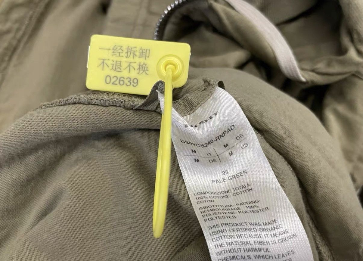Rick Owens Green Hooded Zip-Up Jacket Size M Size US M / EU 48-50 / 2 - 5 Thumbnail