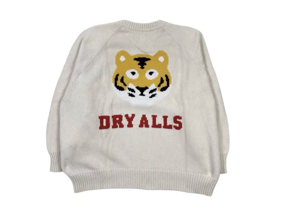 Human Made White Crewneck Sweater with Red Text Design - XL Size US XL / EU 56 / 4 - 2 Thumbnail