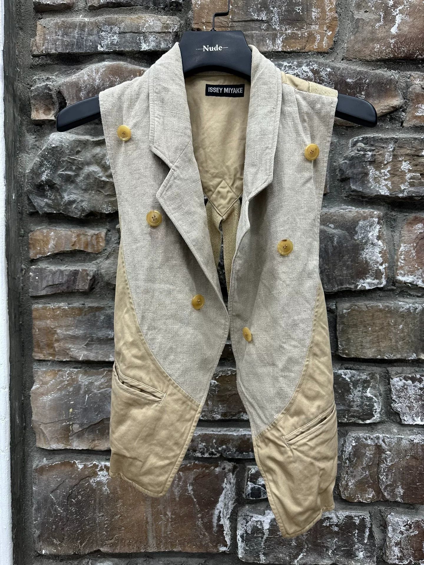 Issey Miyake Issey Miyake Deconstructed Linen Suit Size US M / EU 48-50 / 2 - 5 Thumbnail