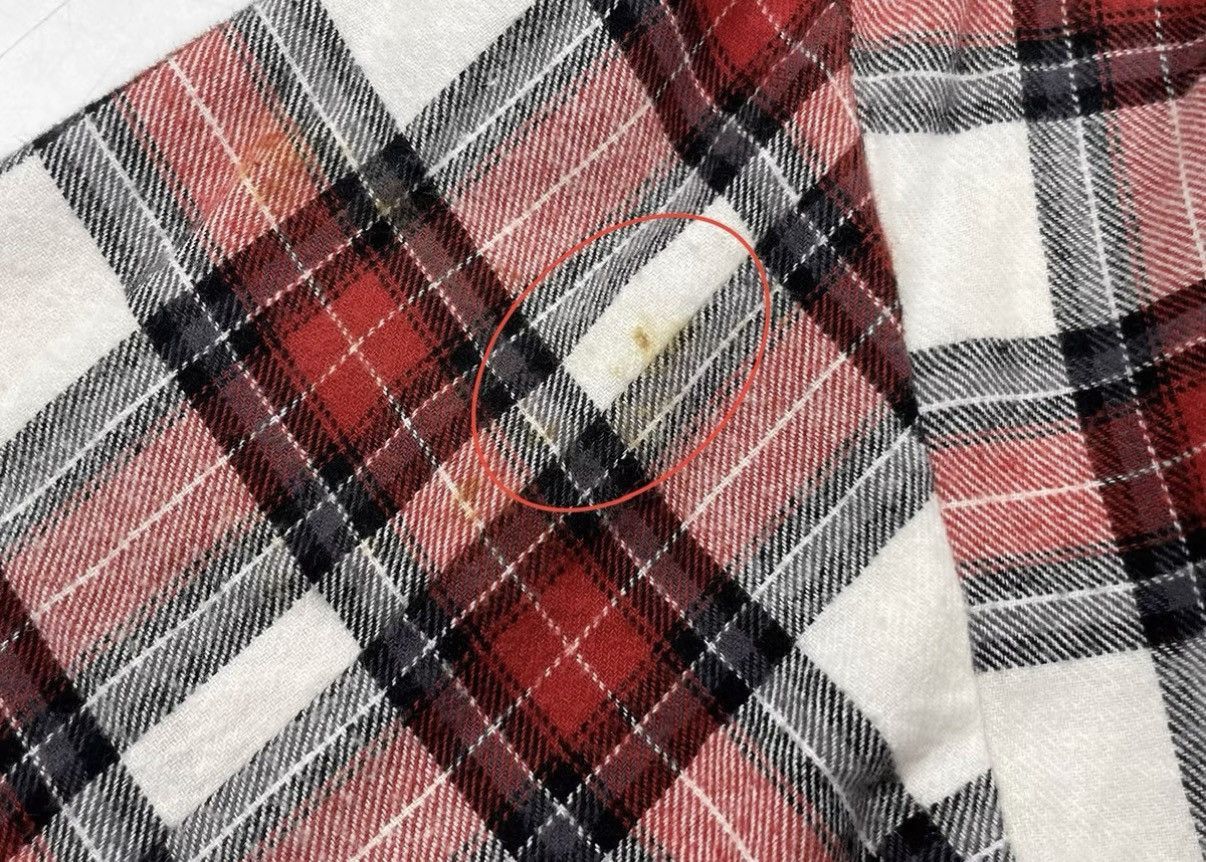Greg Lauren Red Plaid Patchwork Long Sleeve Button Up Size US M / EU 48-50 / 2 - 5 Thumbnail