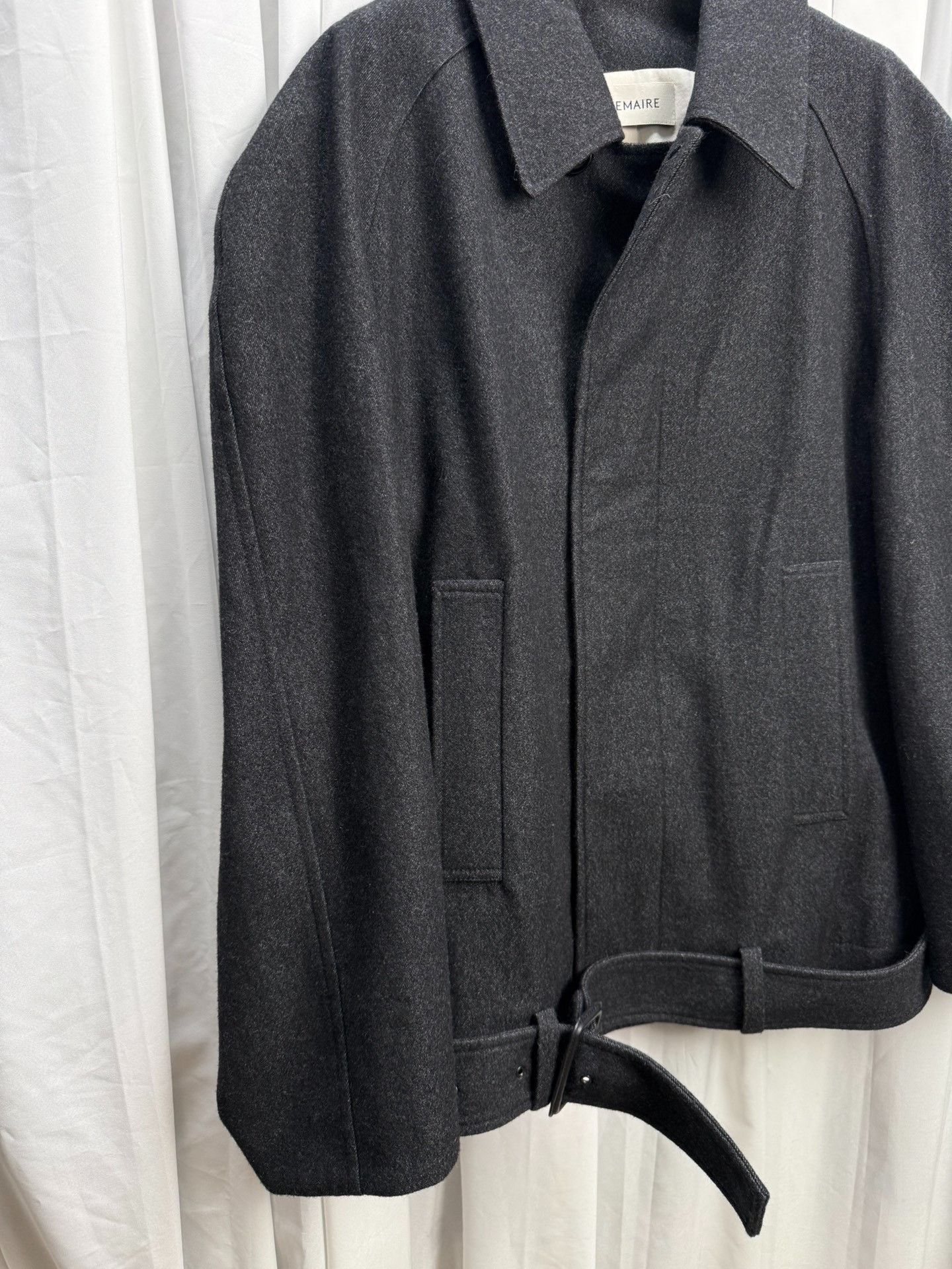 Lemaire Lemaire Drop-Shoulder Wool Jacket Size US L / EU 52-54 / 3 - 2 Thumbnail