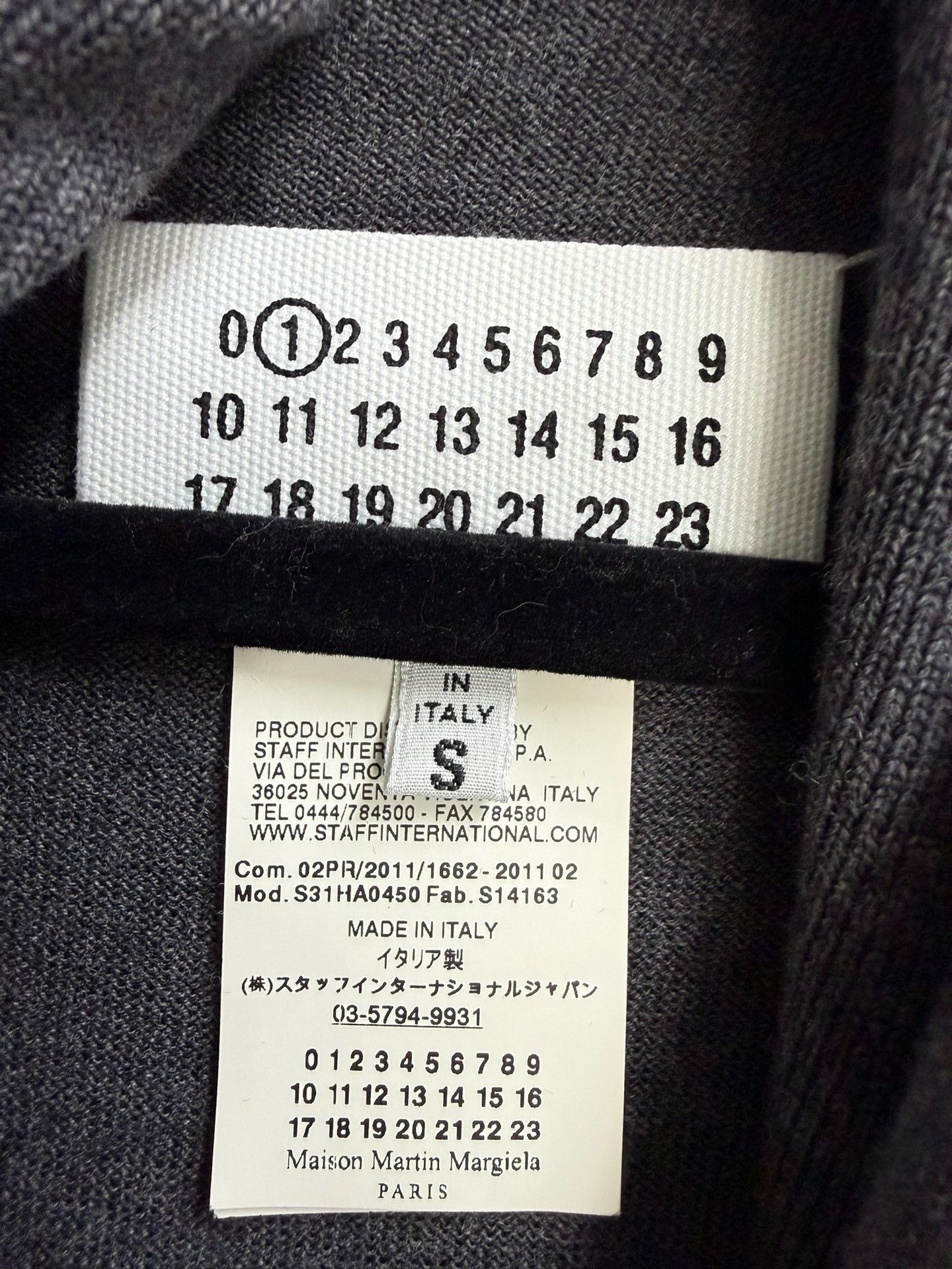 Maison Margiela Maison Margiela 11AW Double-Layer Wool Cardigan Size US S / EU 44-46 / 1 - 3 Thumbnail