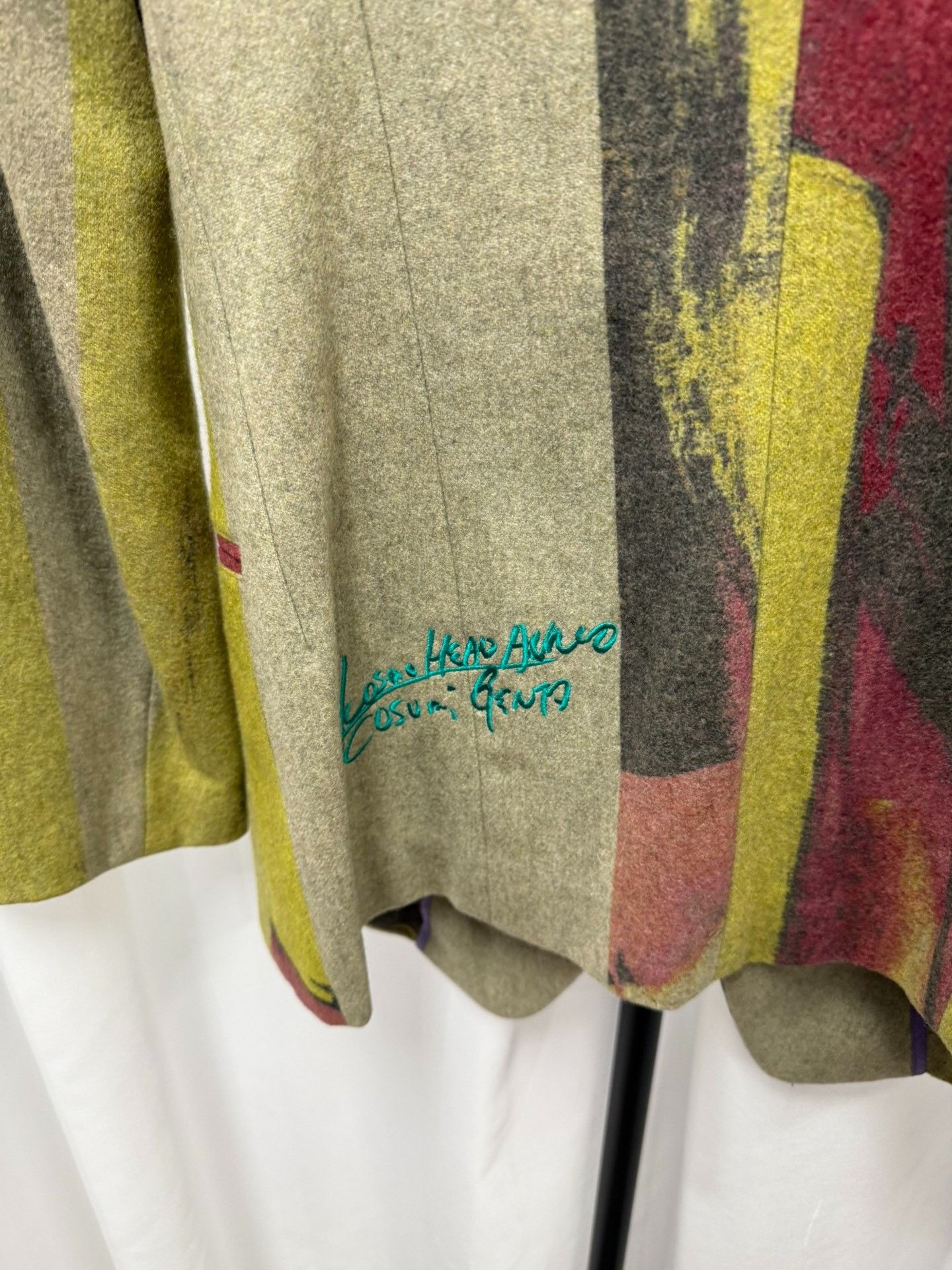 Yohji Yamamoto Yohji Yamamoto Y's Wool Oil Painting Blazer Size XL / US 12-14 / IT 48-50 - 9 Thumbnail