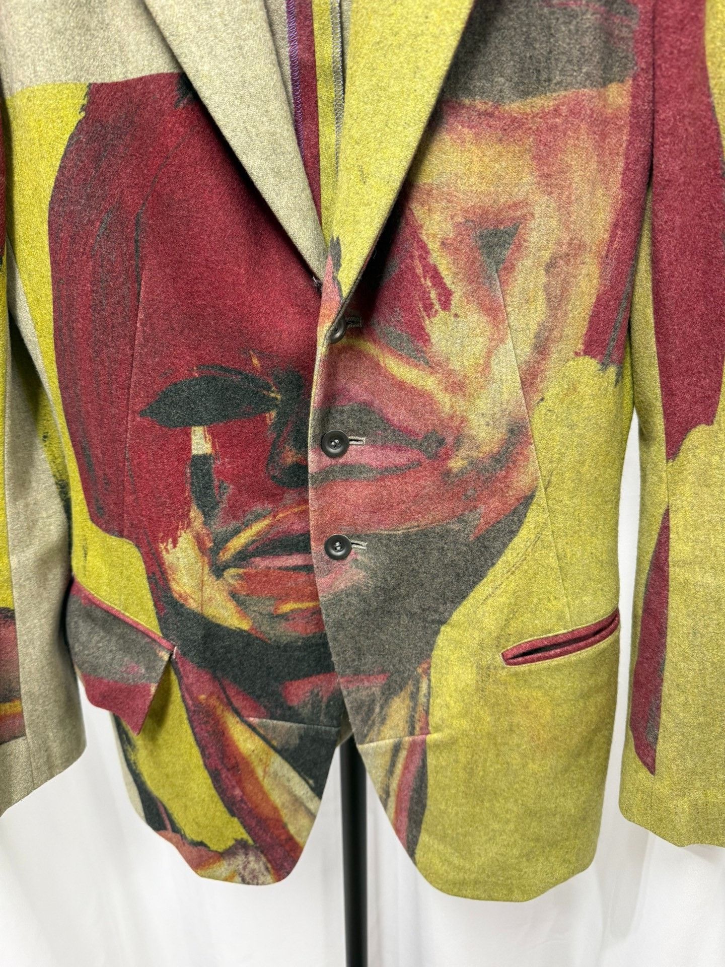 Yohji Yamamoto Yohji Yamamoto Y's Wool Oil Painting Blazer Size XL / US 12-14 / IT 48-50 - 5 Thumbnail