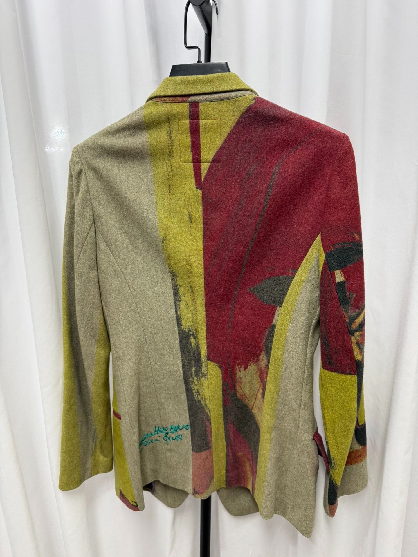 Yohji Yamamoto Yohji Yamamoto Y's Wool Oil Painting Blazer Size XL / US 12-14 / IT 48-50 - 6 Thumbnail