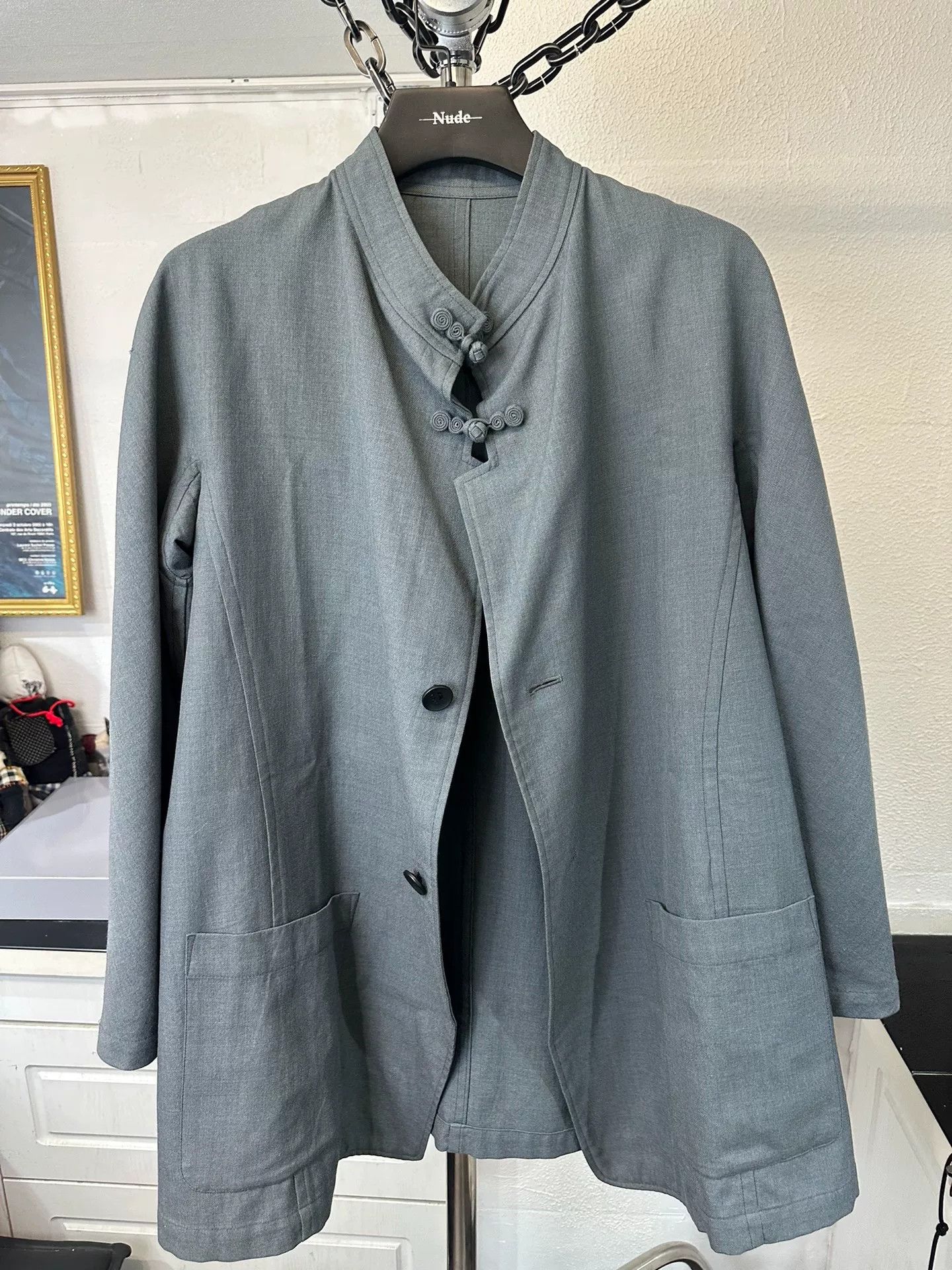 Yohji Yamamoto Yohji Yamamoto Y's Men's Mandarin Collar Suit Size US M / EU 48-50 / 2 - 6 Thumbnail