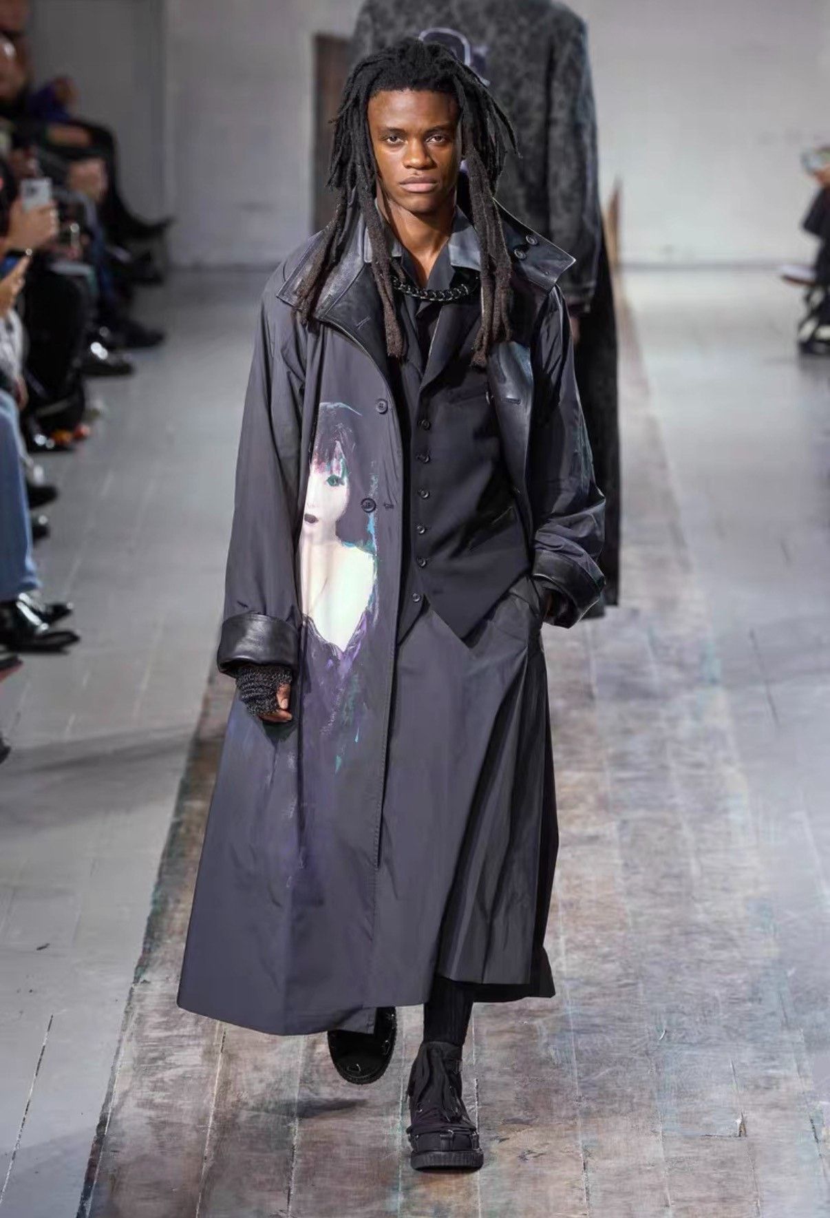 Yohji Yamamoto Yohji Yamamoto Pour Homme 24AW Reversible Coat Size US M / EU 48-50 / 2 - 9 Thumbnail