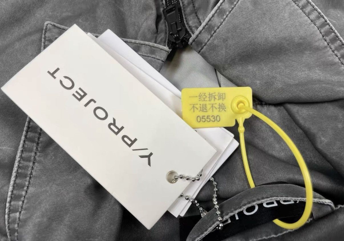Y/Project Gray Zip-Front Light Jacket Size S Size US S / EU 44-46 / 1 - 6 Thumbnail