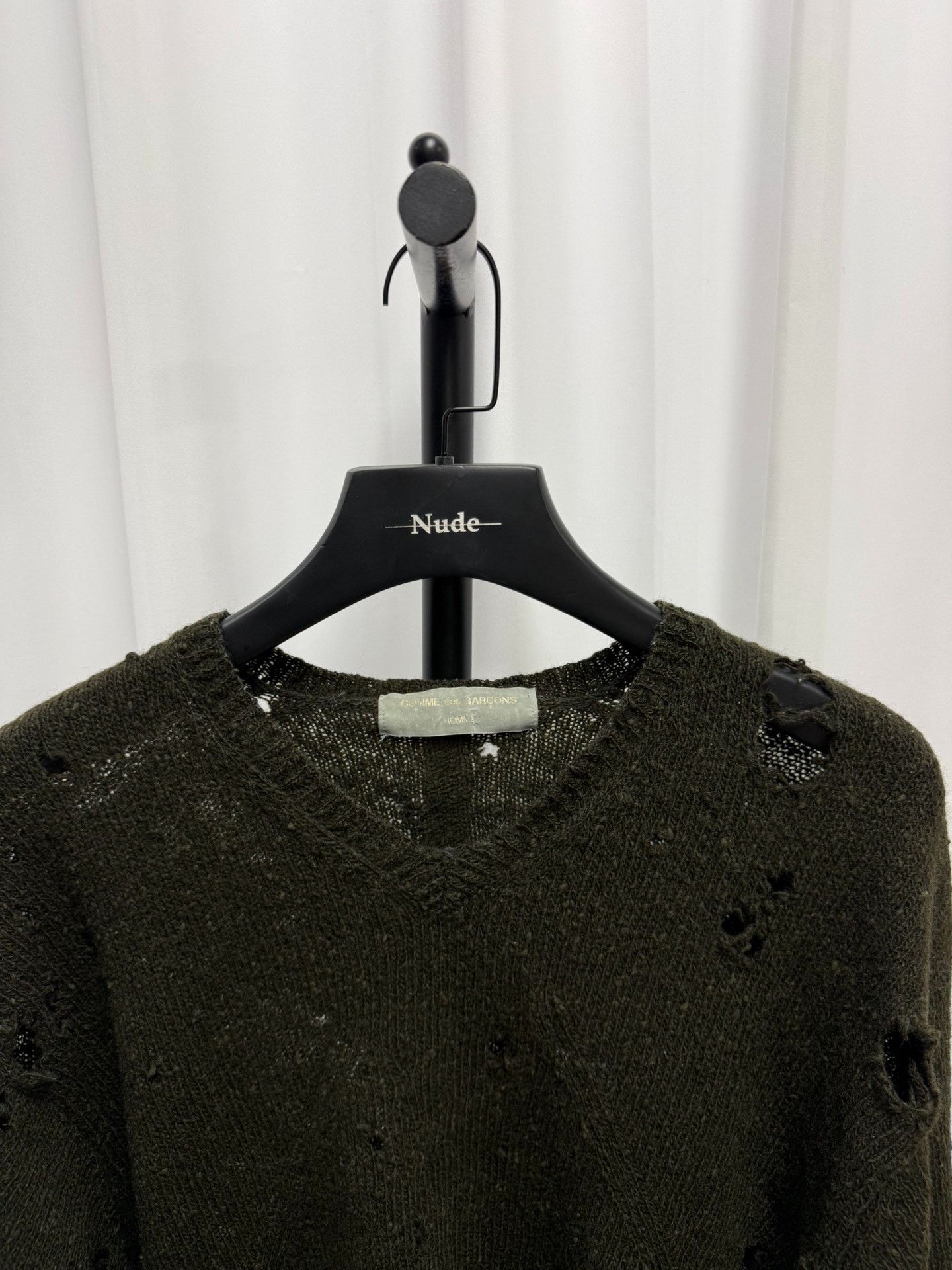 Comme des Garcons Comme des Garcons 90s Distressed Sweater Size US M / EU 48-50 / 2 - 4 Thumbnail