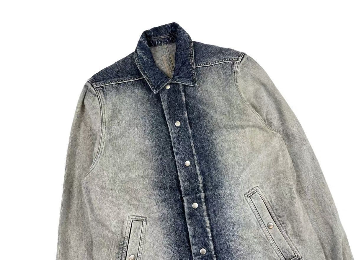 Rick Owens Blue Denim Jacket - Size S Size US S / EU 44-46 / 1 - 3 Thumbnail