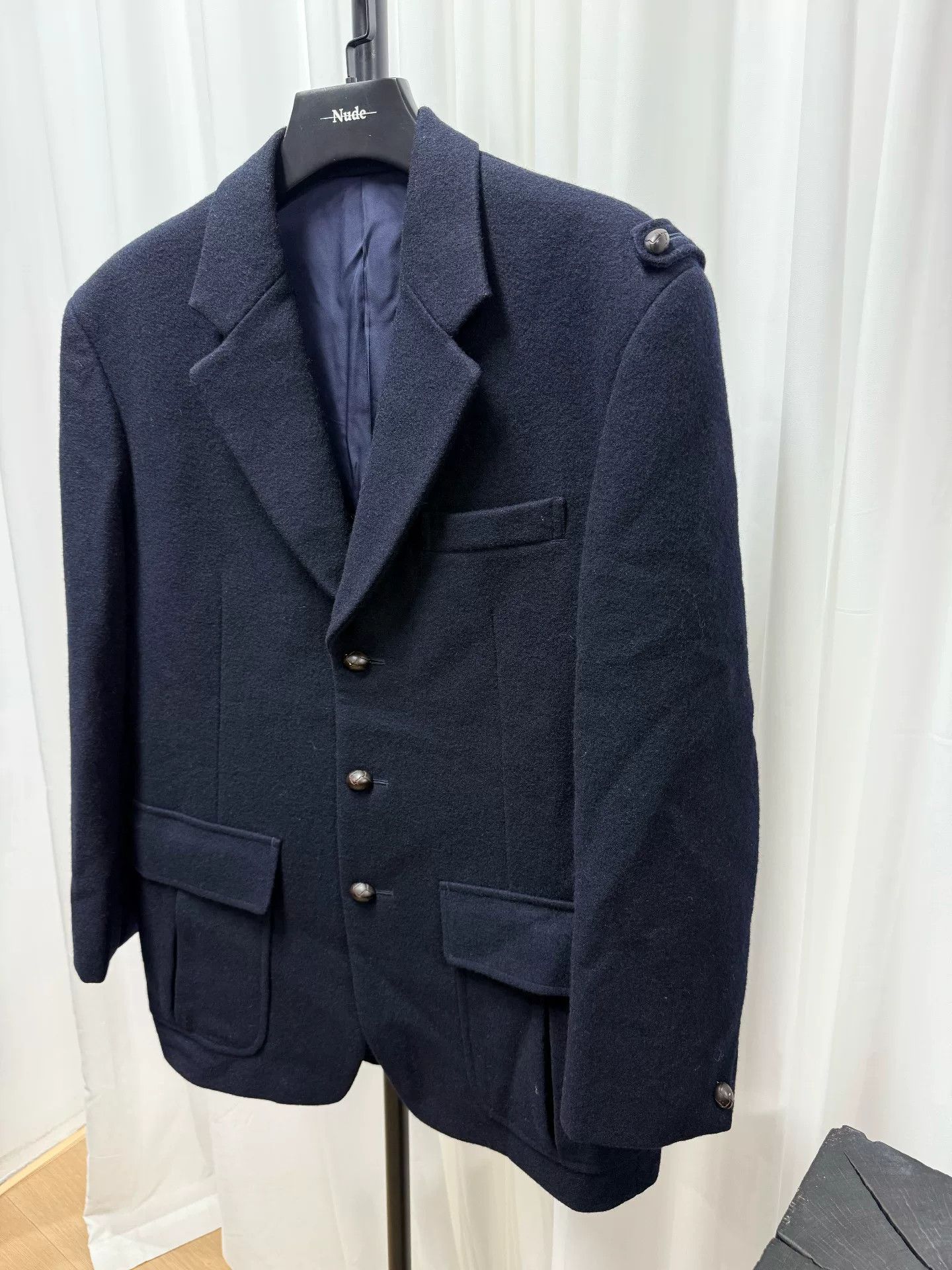 Yohji Yamamoto Yohji Yamamoto Pour Homme Wool Blazer Size US M / EU 48-50 / 2 - 2 Thumbnail