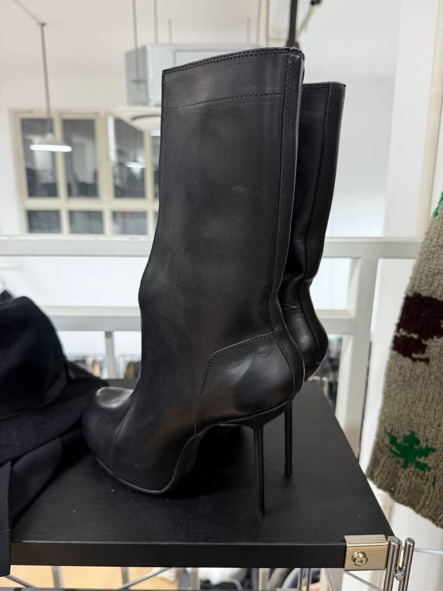 Rick Owens Rick Owens Irregular High-Heel Boots Size US 7 / IT 37 - 3 Thumbnail