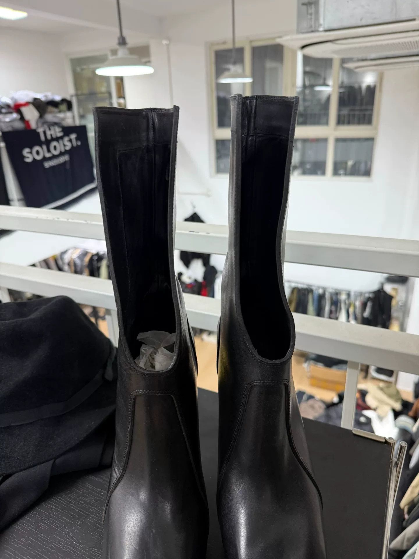 Rick Owens Rick Owens Irregular High-Heel Boots Size US 7 / IT 37 - 6 Thumbnail
