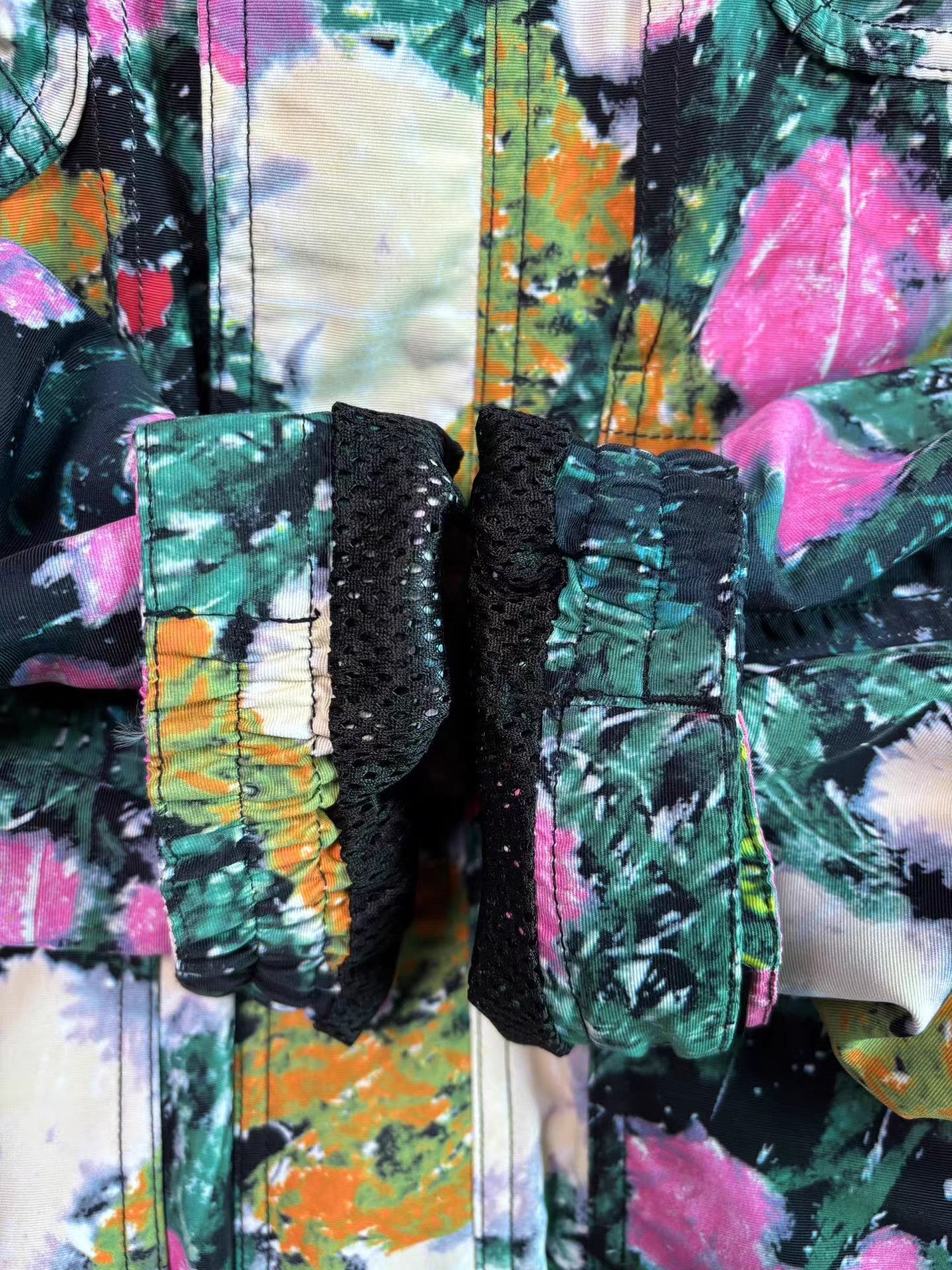 Supreme Green Floral Print Light Jacket - XL Size US XL / EU 56 / 4 - 7 Thumbnail