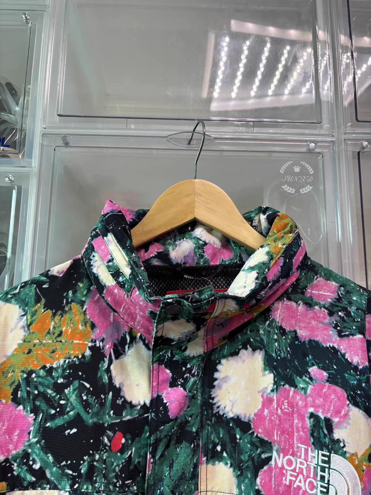 Supreme Green Floral Print Light Jacket - XL Size US XL / EU 56 / 4 - 2 Thumbnail