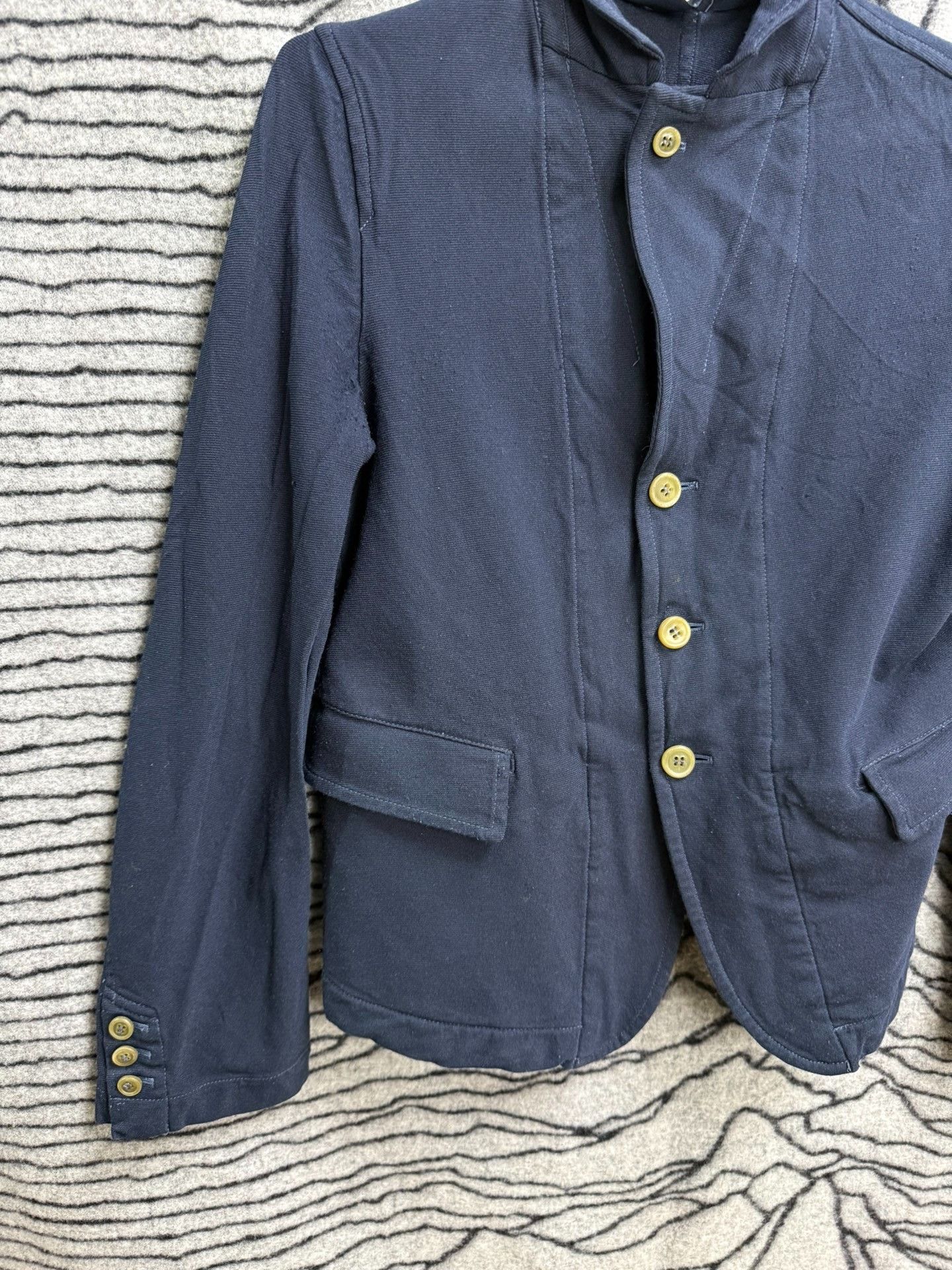Comme des Garcons Comme des Garçons Classic Fleece Blazer Navy Size US M / EU 48-50 / 2 - 3 Thumbnail