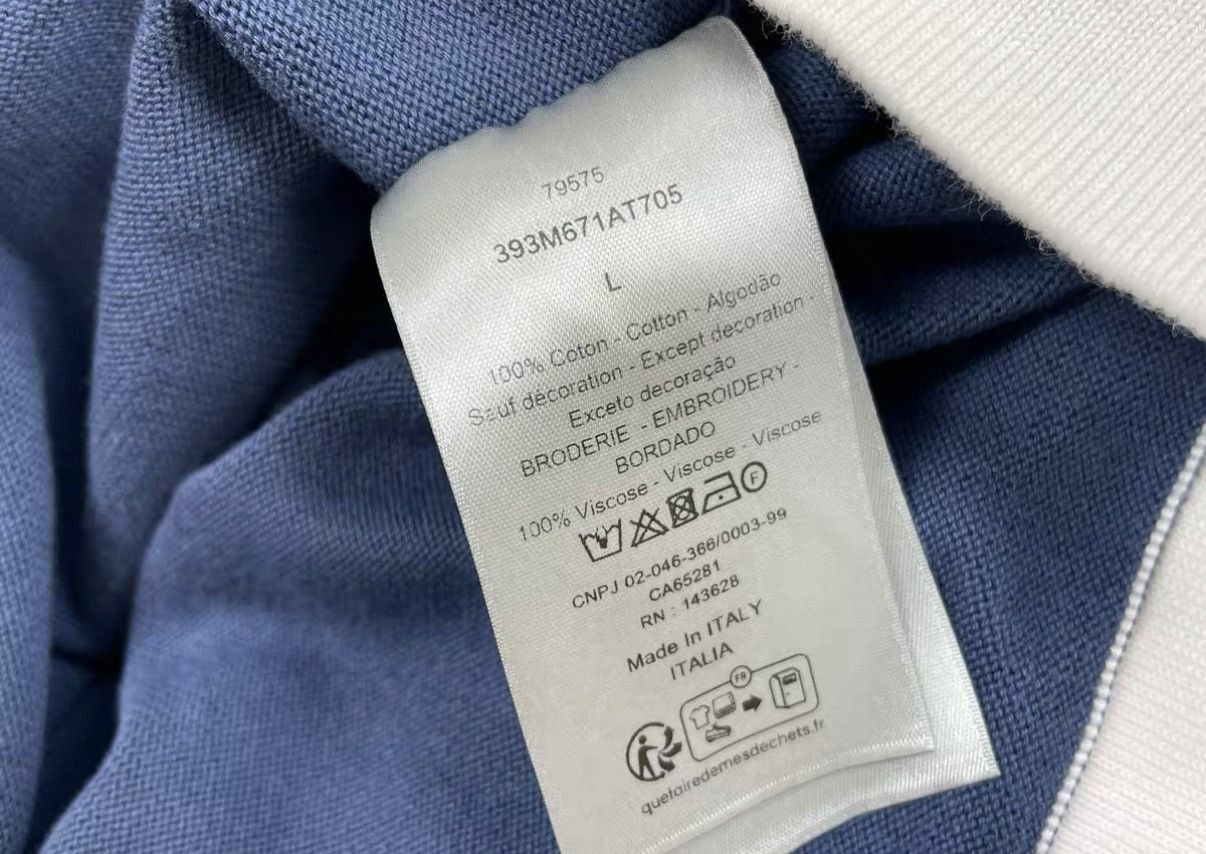 Dior Blue and White Short Sleeve Shirt Size US L / EU 52-54 / 3 - 5 Thumbnail
