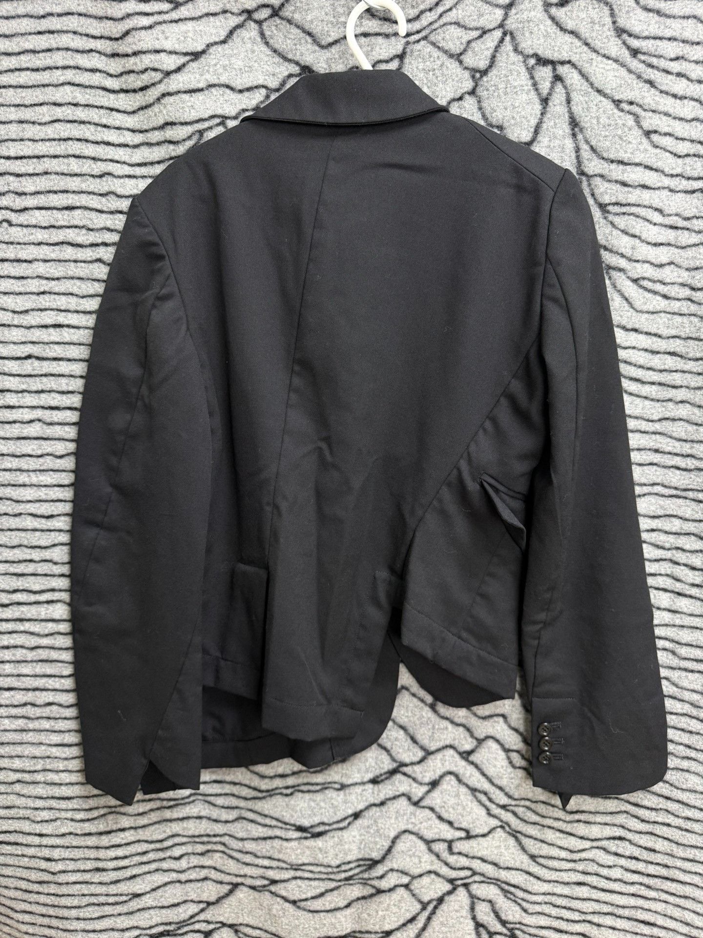 Comme des Garcons Comme des Garçons Black Wool Jacket XS Size XS / US 0-2 / IT 36-38 - 7 Thumbnail