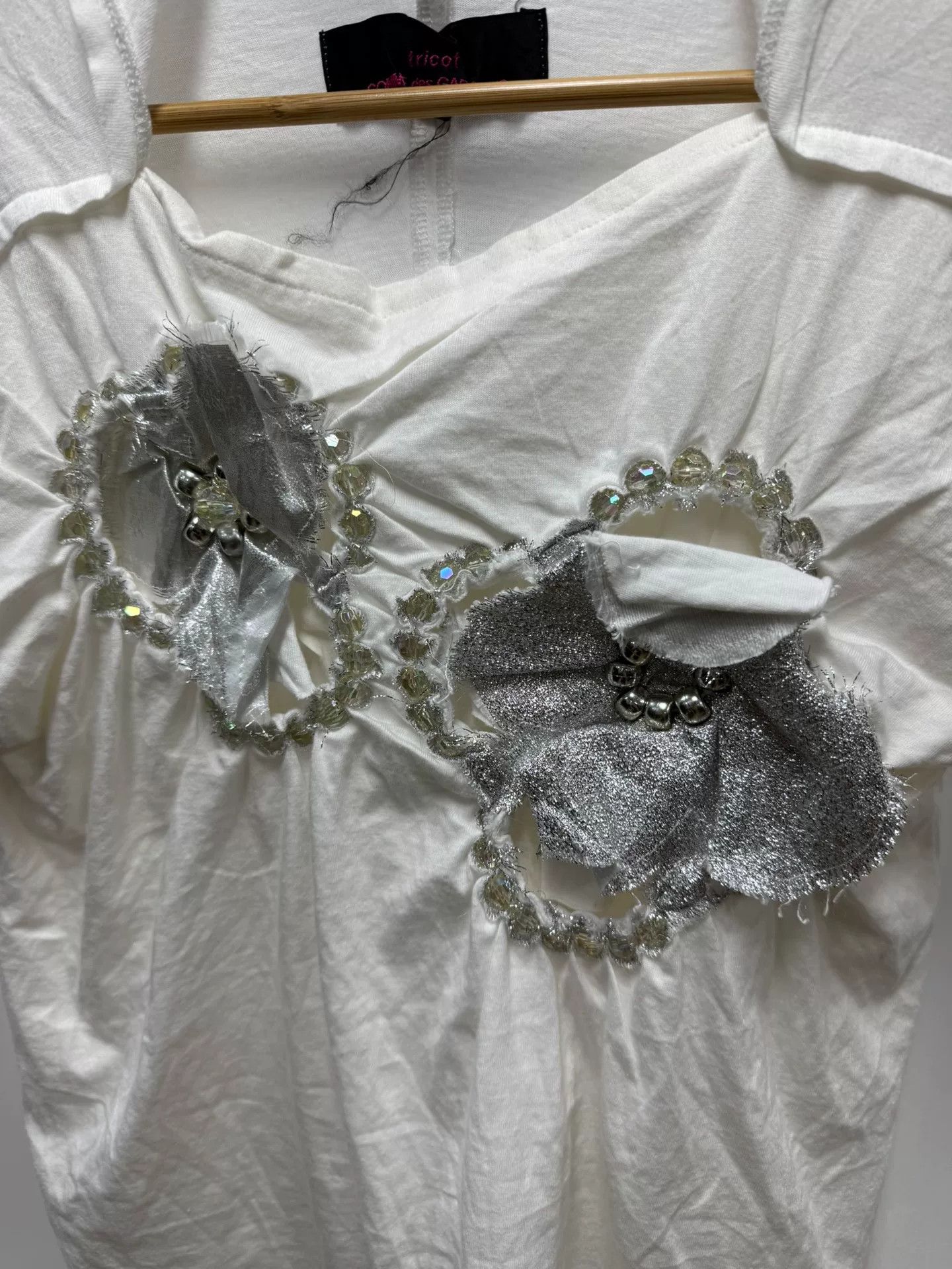 Comme des Garcons Comme des Garcons Tricot Skull Flower Short Sleeve Size S / US 4 / IT 40 - 2 Thumbnail