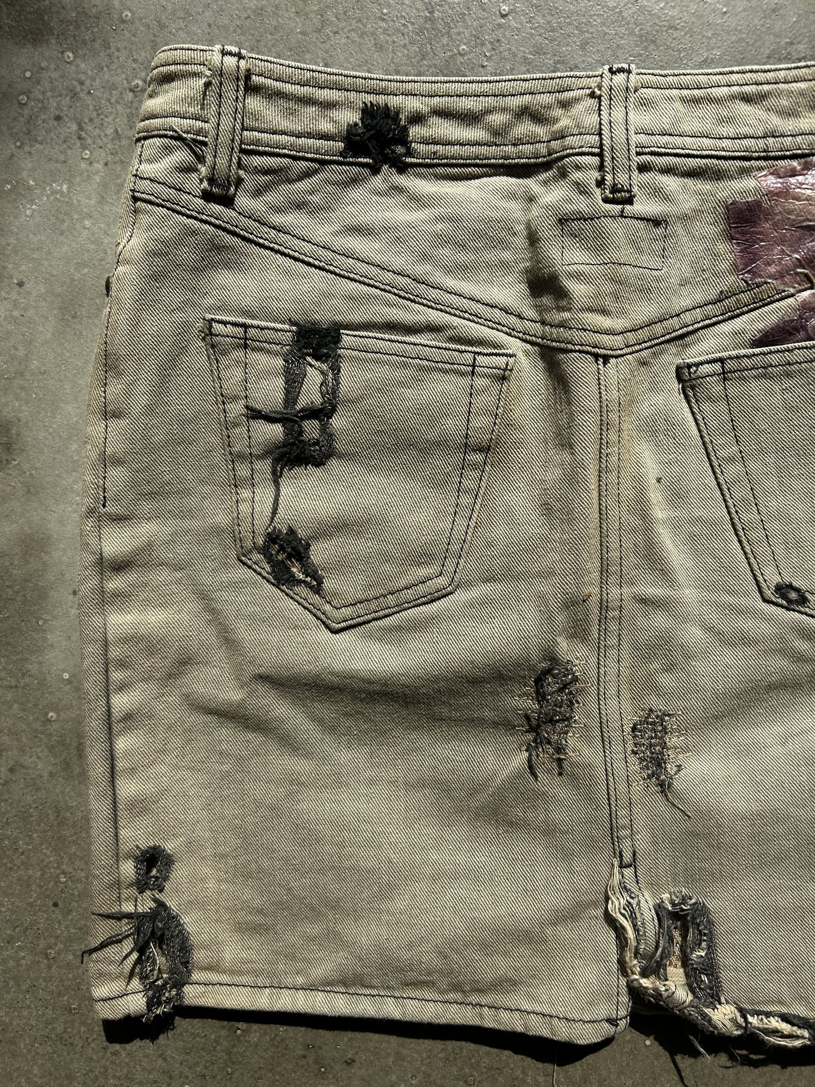 Share Spirit Homme Share Spirit Chain Distressed Skirt Size 36" / US 14 / IT 50 - 3 Thumbnail