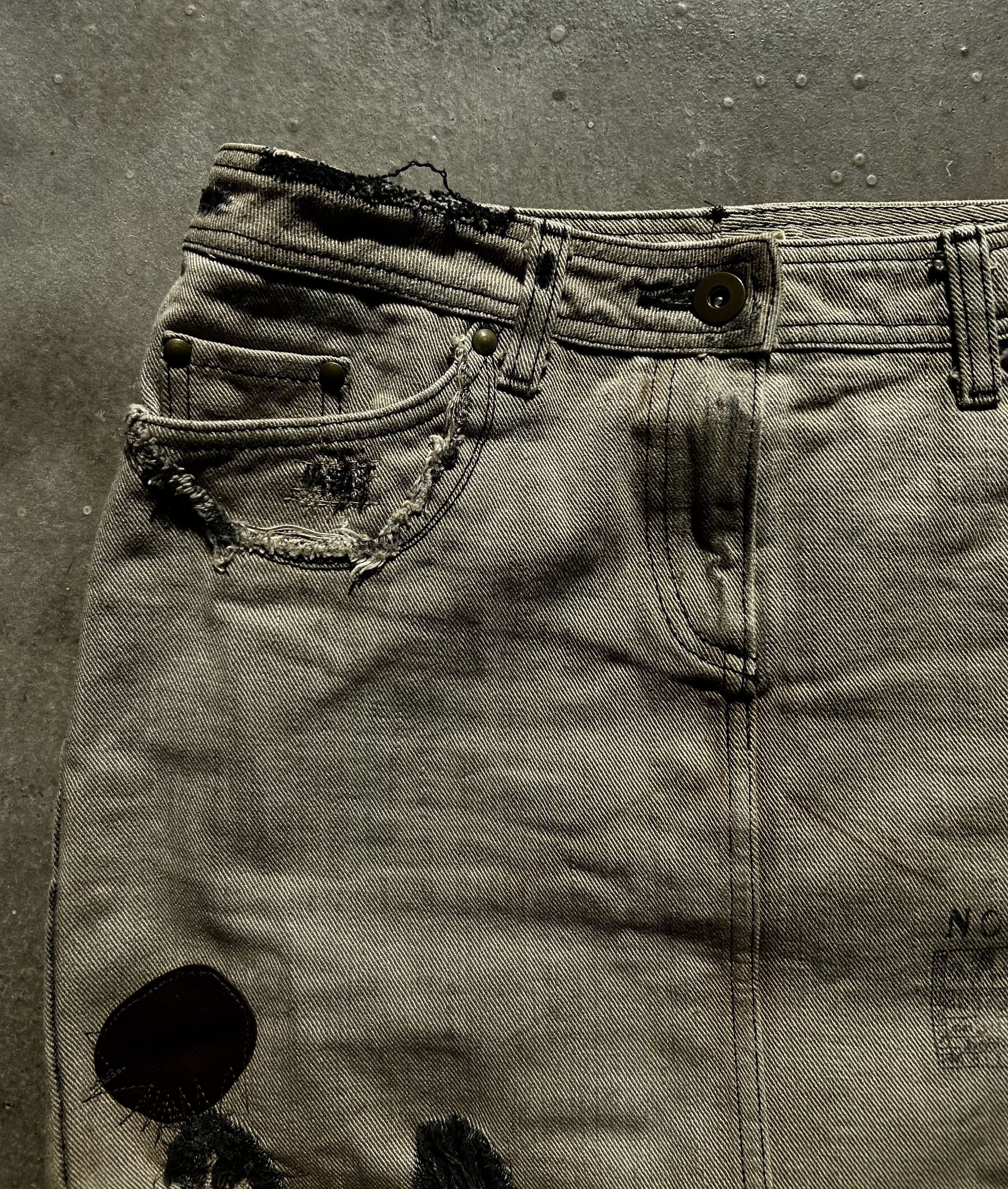 Share Spirit Homme Share Spirit Chain Distressed Skirt Size 36" / US 14 / IT 50 - 6 Thumbnail