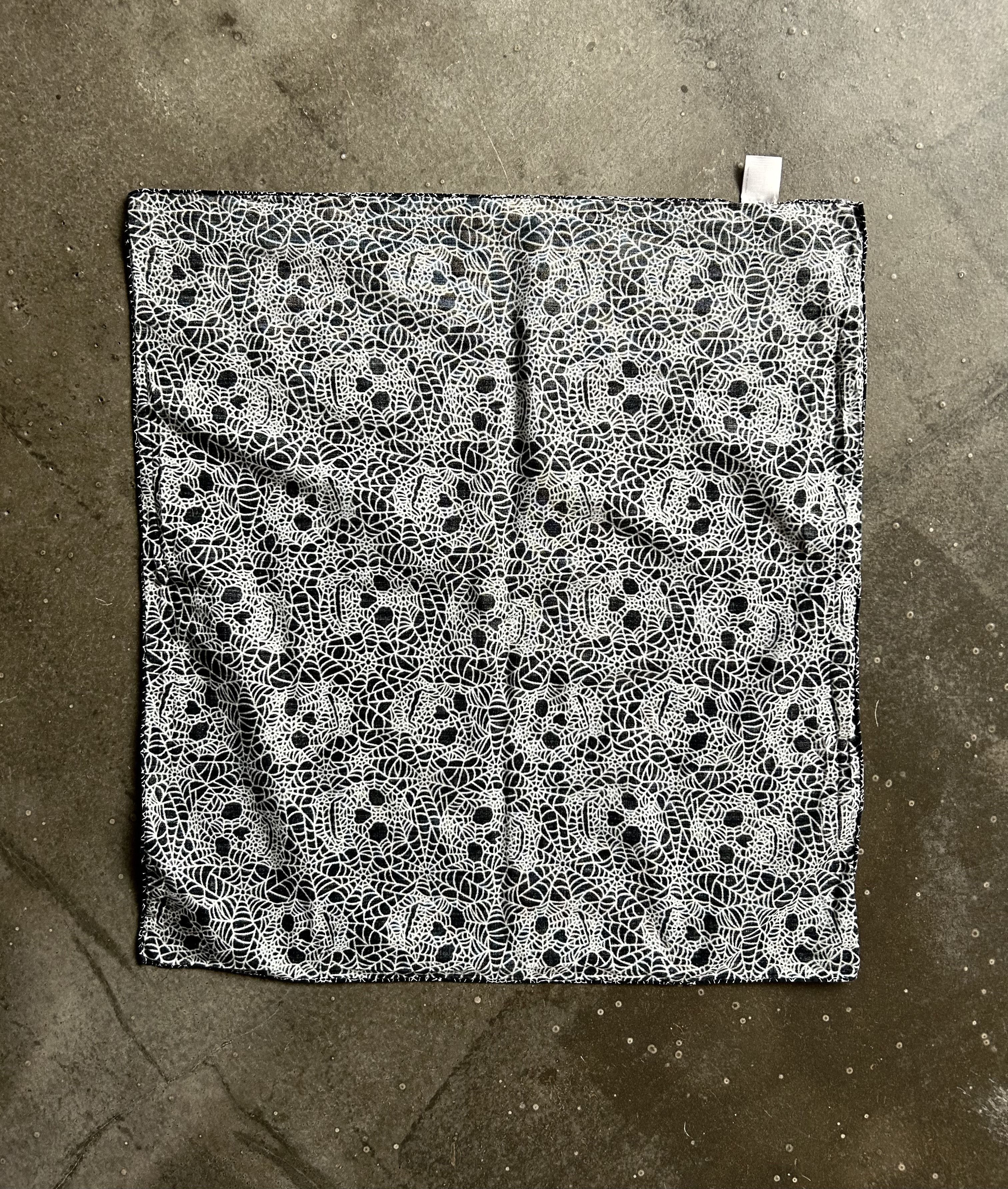 DEN IM by SIKI IM Number (N)ine 05ss Skull Spider Web Scarf Size ONE SIZE - 6 Thumbnail