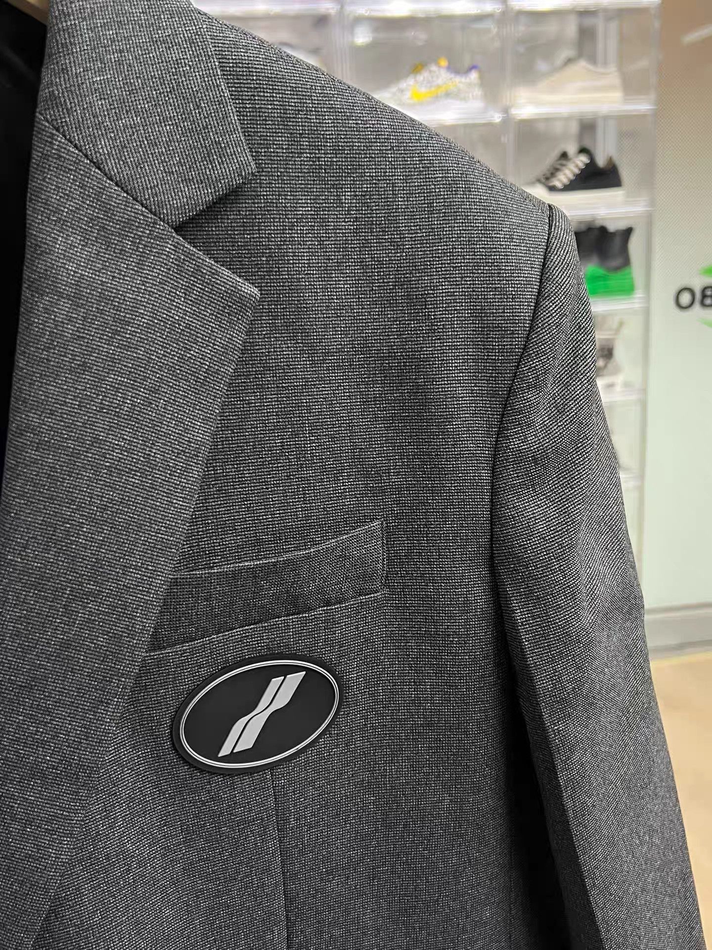 WE11DONE Black Single-Breasted Blazer with Chest Pocket Size US S / EU 44-46 / 1 - 2 Thumbnail