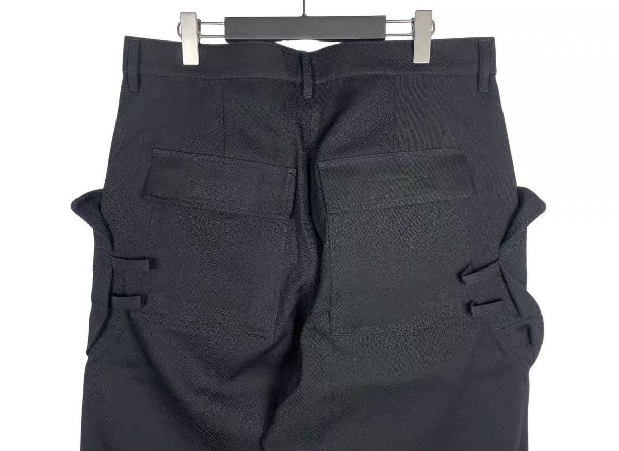 Rick Owens Black Cargo Pants with Multiple Pockets Size 34 Size US 34 / EU 50 - 4 Thumbnail
