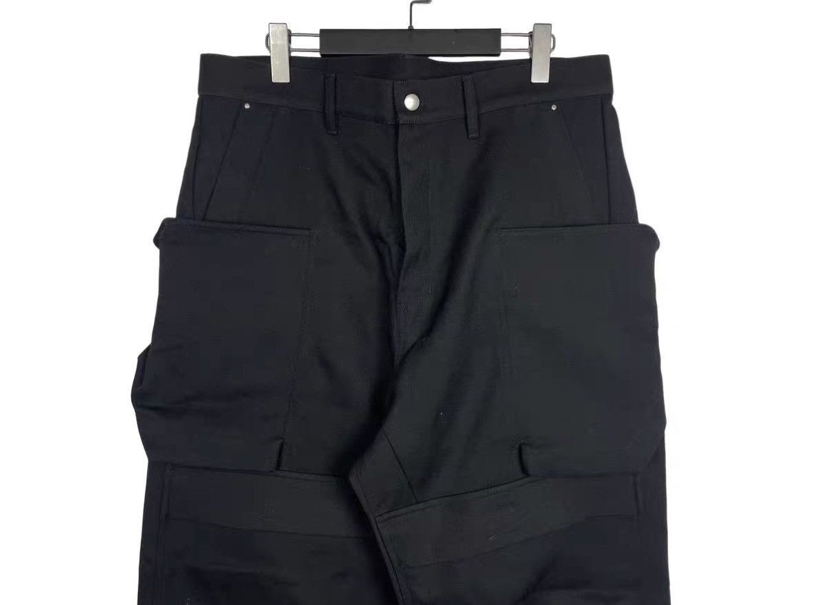 Rick Owens Black Cargo Pants with Multiple Pockets Size 34 Size US 34 / EU 50 - 3 Thumbnail