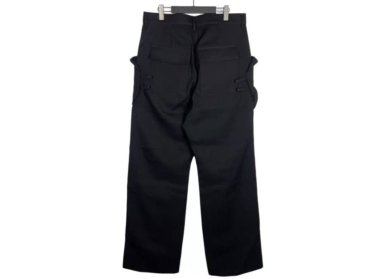 Rick Owens Black Cargo Pants with Multiple Pockets Size 34 Size US 34 / EU 50 - 2 Thumbnail