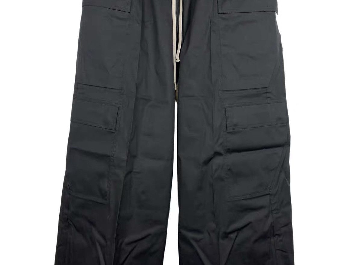 Rick Owens Black Cargo Pants with Multiple Pockets Size US 34 / EU 50 - 4 Thumbnail