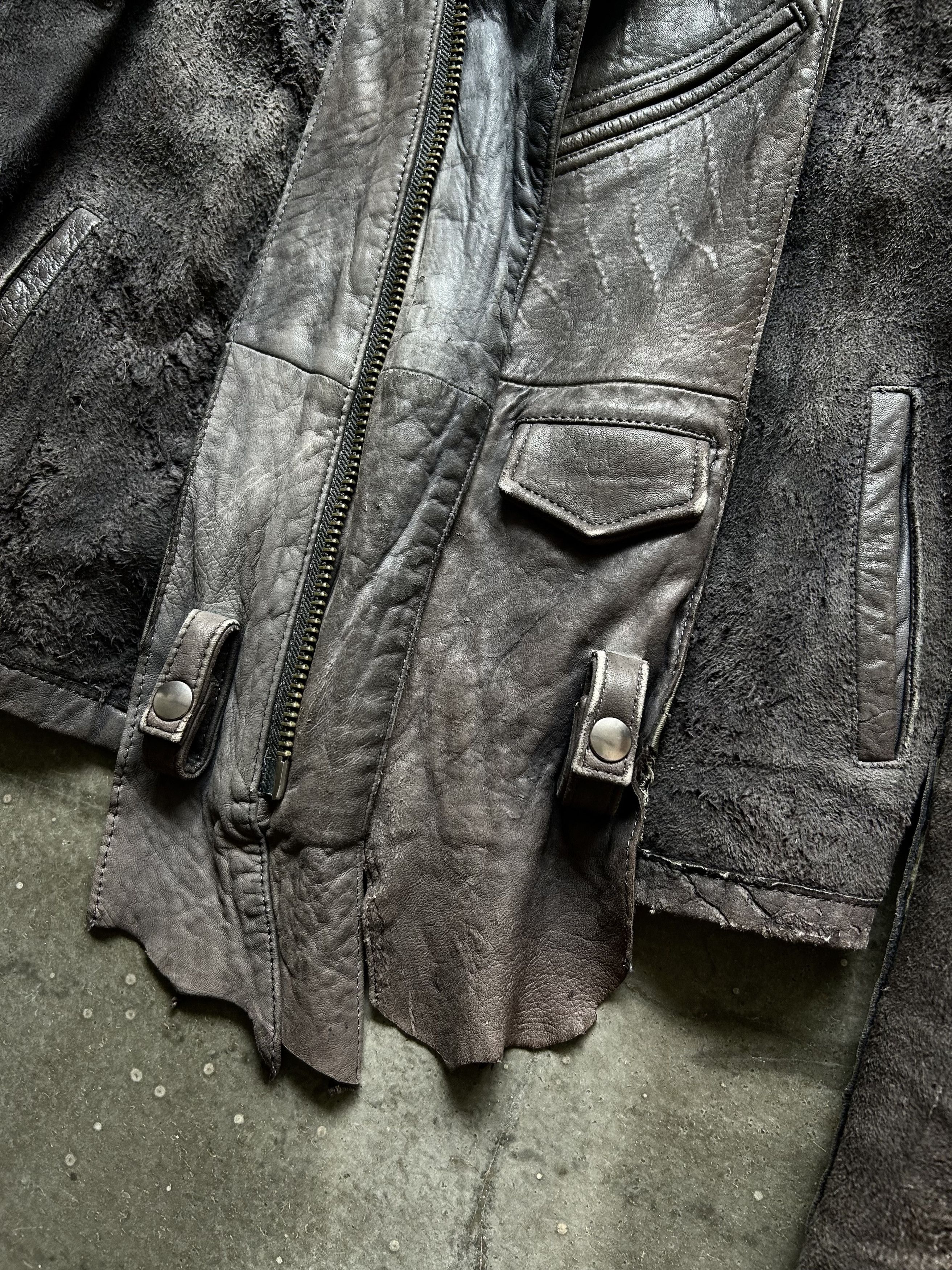 Maison MIHARA YASUHIRO MiharaYasuhiro Early Distressed Leather Jacket Size US M / EU 48-50 / 2 - 6 Thumbnail