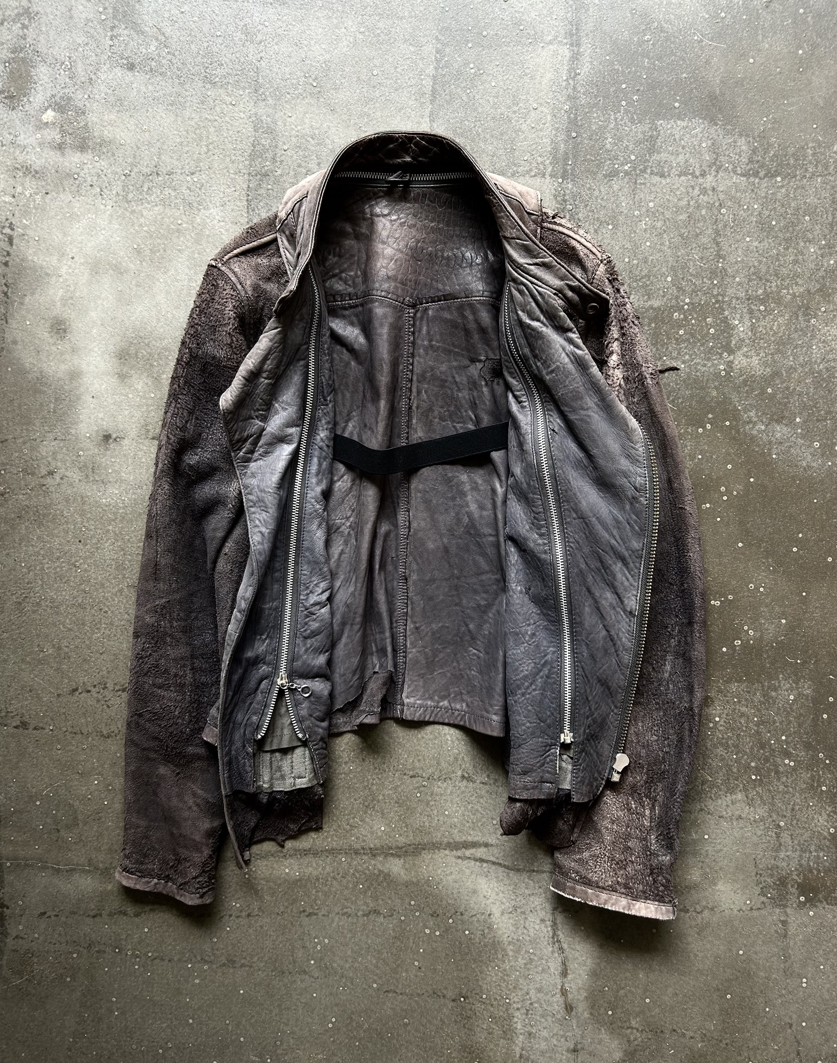 Maison MIHARA YASUHIRO MiharaYasuhiro Early Distressed Leather Jacket Size US M / EU 48-50 / 2 - 3 Thumbnail