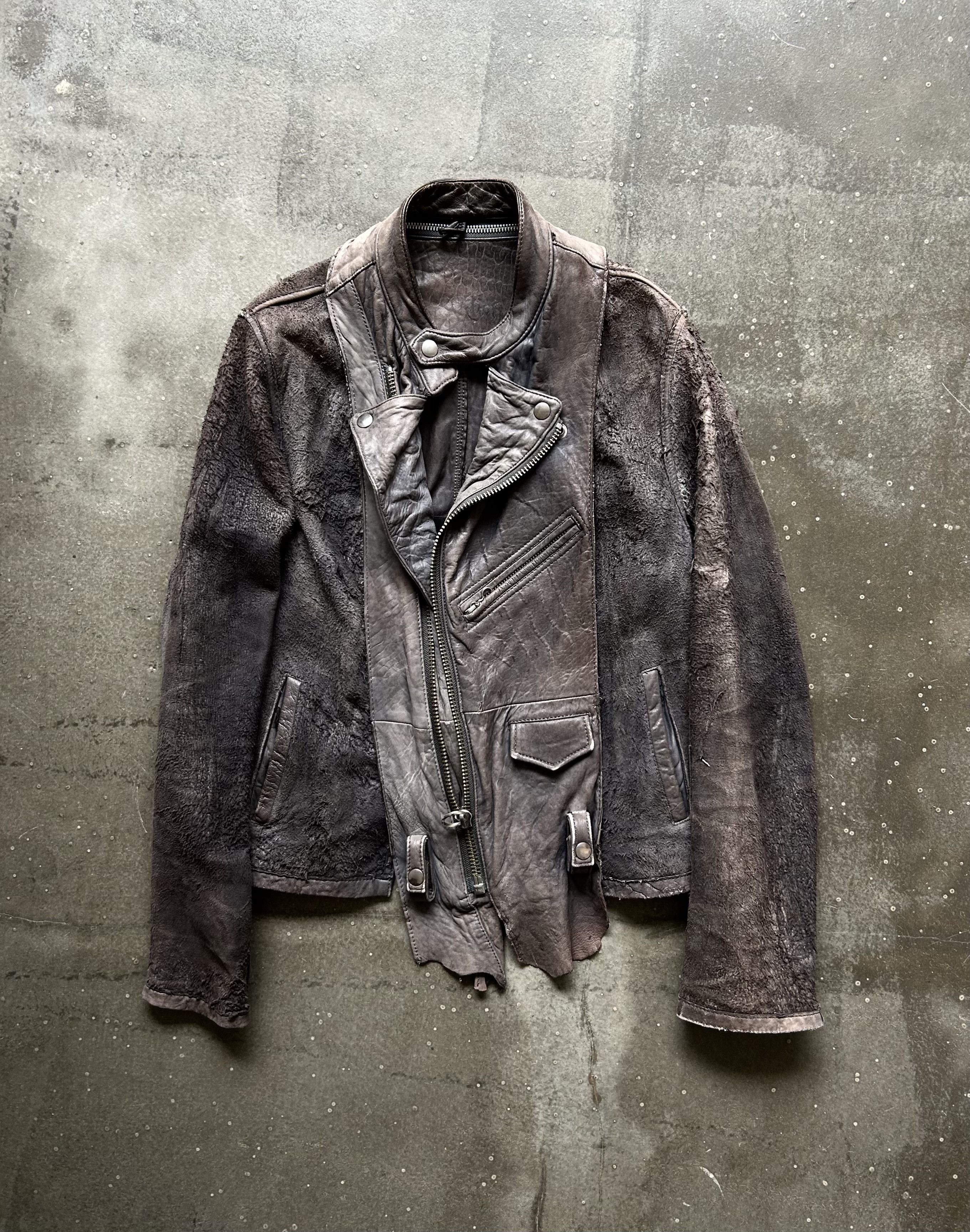 Maison MIHARA YASUHIRO MiharaYasuhiro Early Distressed Leather Jacket Size US M / EU 48-50 / 2 - 2 Thumbnail