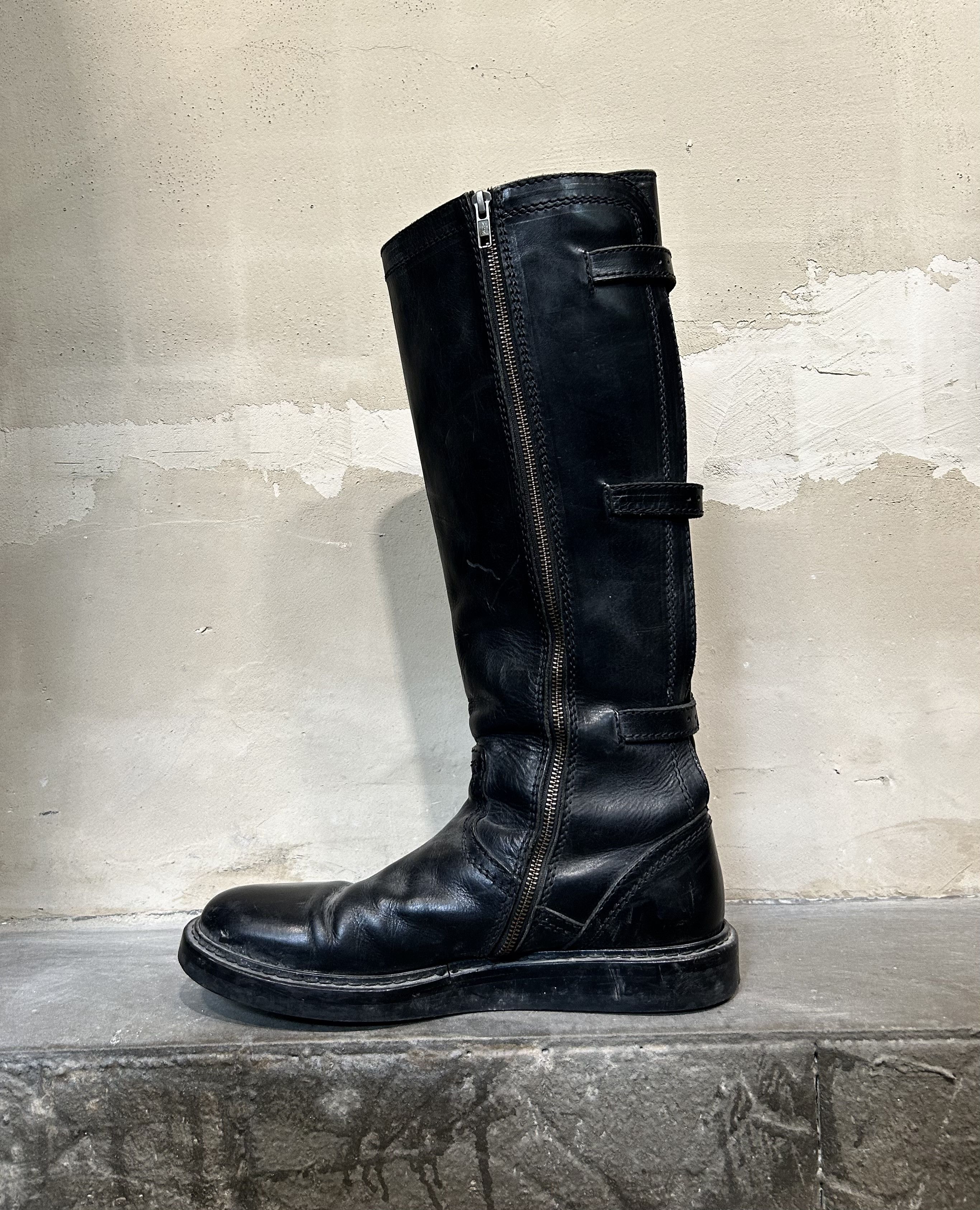 Ann Demeulemeester Ann Demeulemeester 00s Lace-Up Engineer Boots Size US 9.5 / EU 42-43 - 5 Thumbnail