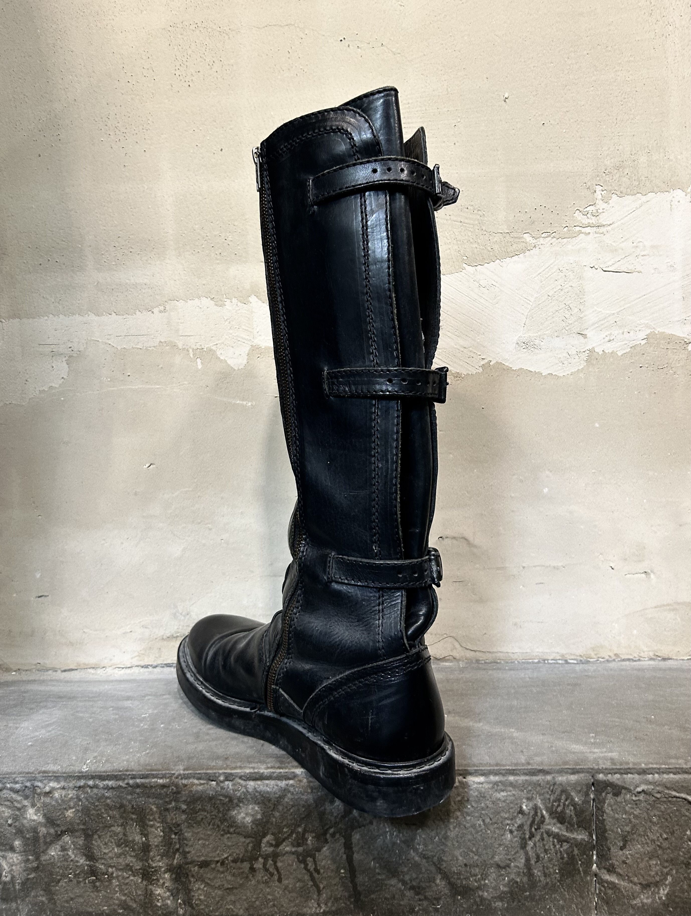 Ann Demeulemeester Ann Demeulemeester 00s Lace-Up Engineer Boots Size US 9.5 / EU 42-43 - 6 Thumbnail