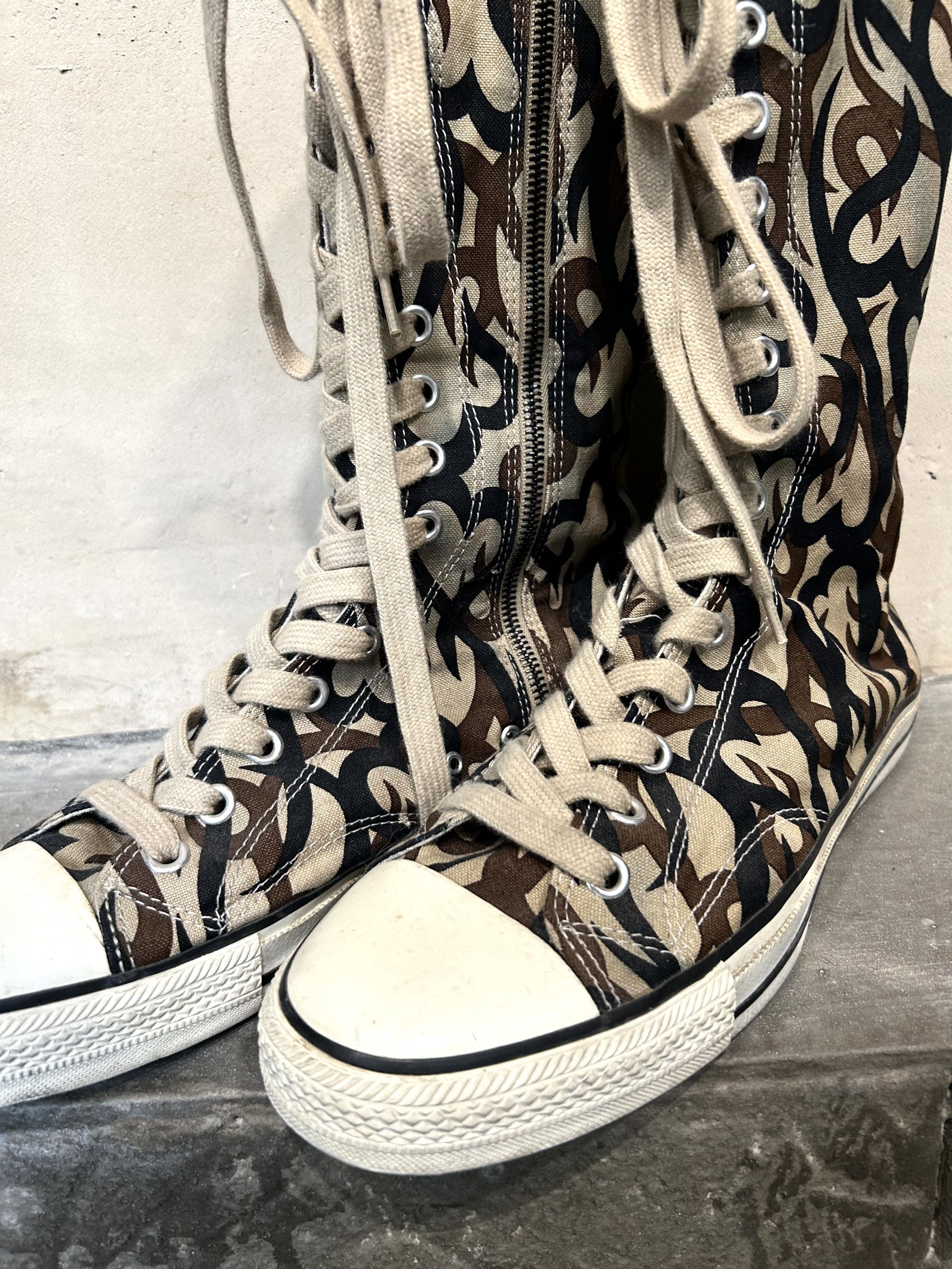 DEN IM by SIKI IM Number (N)ine 04AW Thorns Knee-High Sneakers Size US 10 / EU 43 - 7 Thumbnail