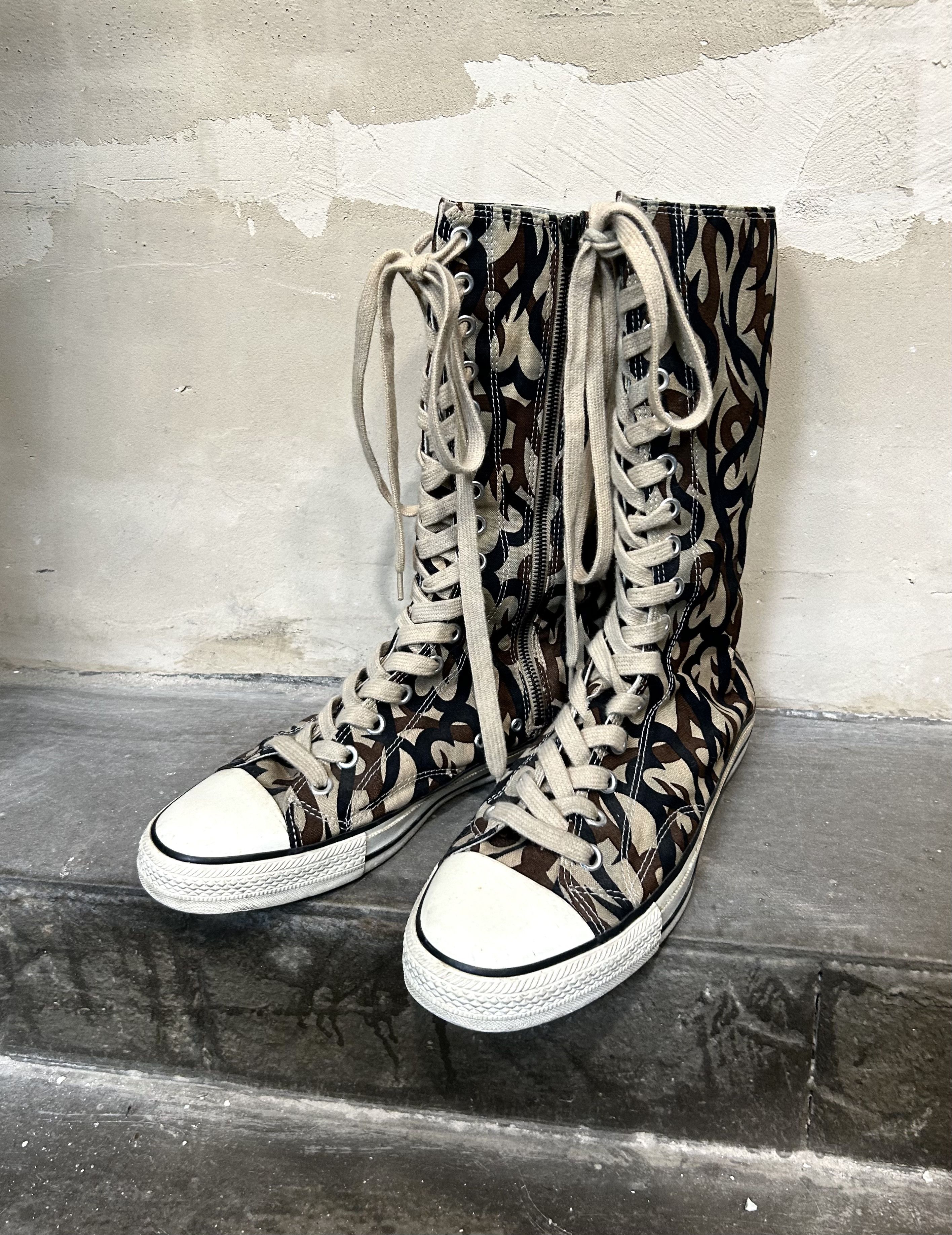 DEN IM by SIKI IM Number (N)ine 04AW Thorns Knee-High Sneakers Size US 10 / EU 43 - 3 Thumbnail