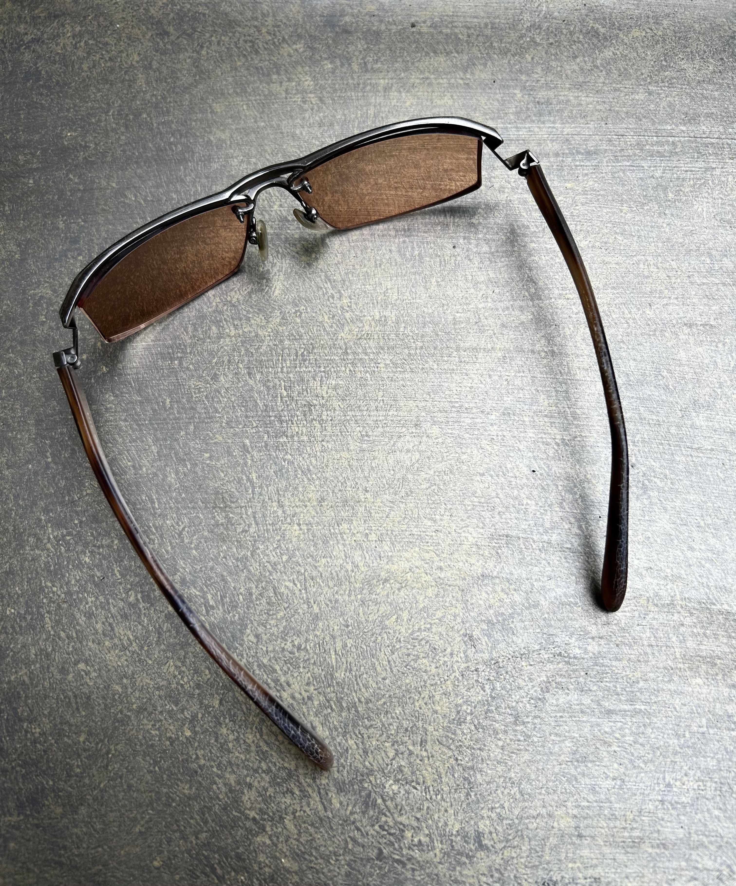 Masaki Matsushima Masaki Matsushima Half-Frame Sunglasses Size ONE SIZE - 8 Thumbnail